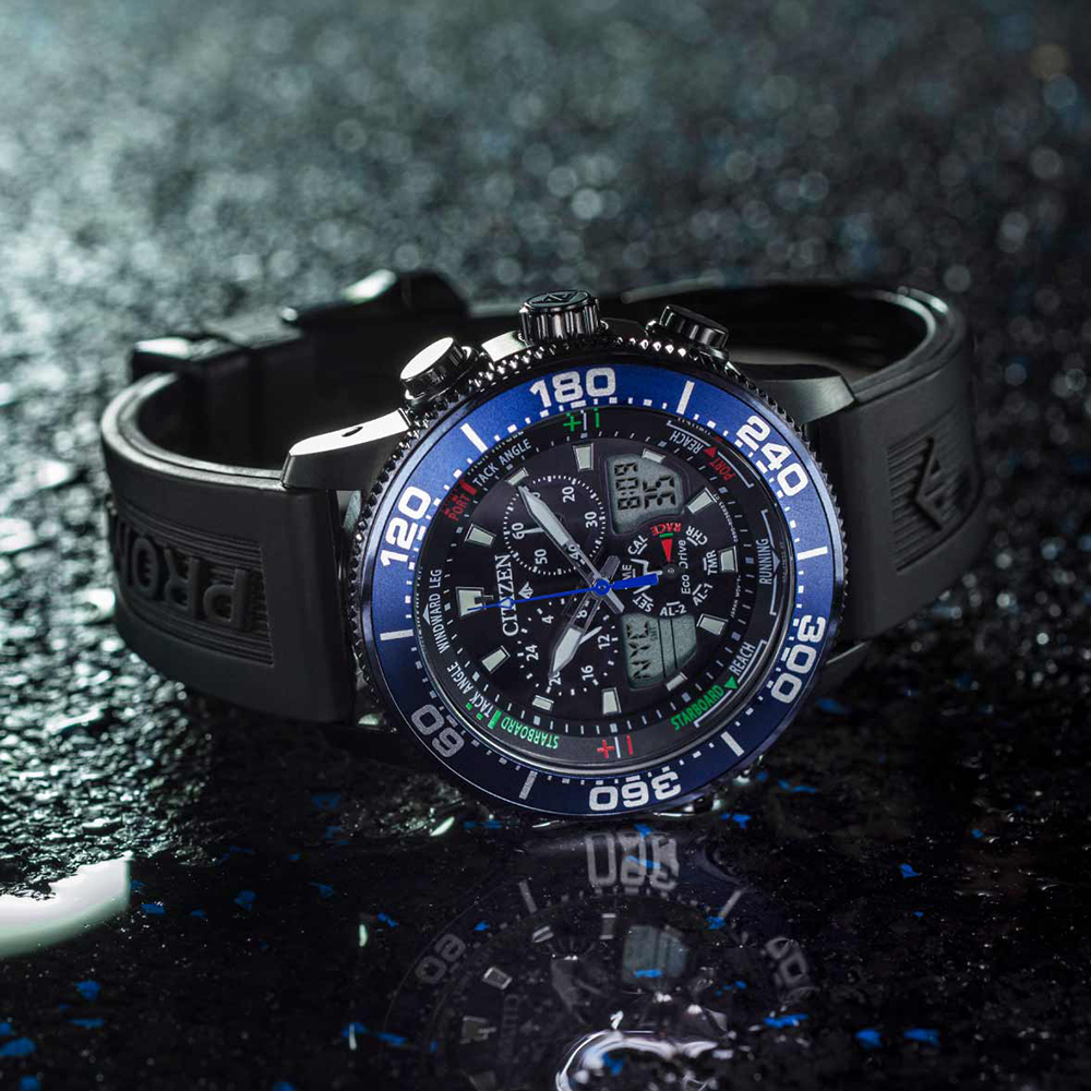 JR4065-09E zegarek różowe złoto sportowy Promaster pasek - miniatura 5