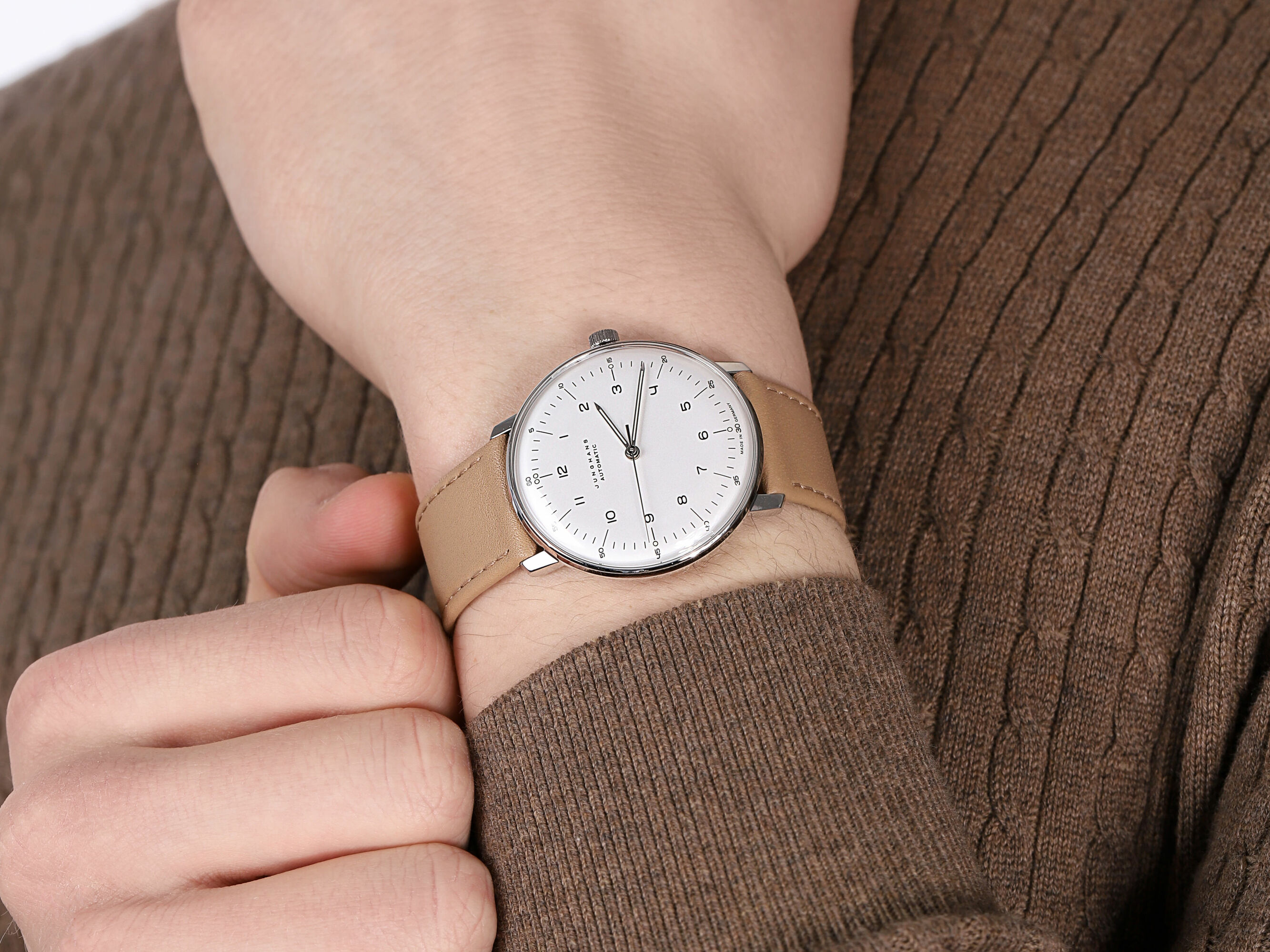 Junghans 027/3502.04 Max Bill Automatic zegarek klasyczny Max Bill - miniatura 4