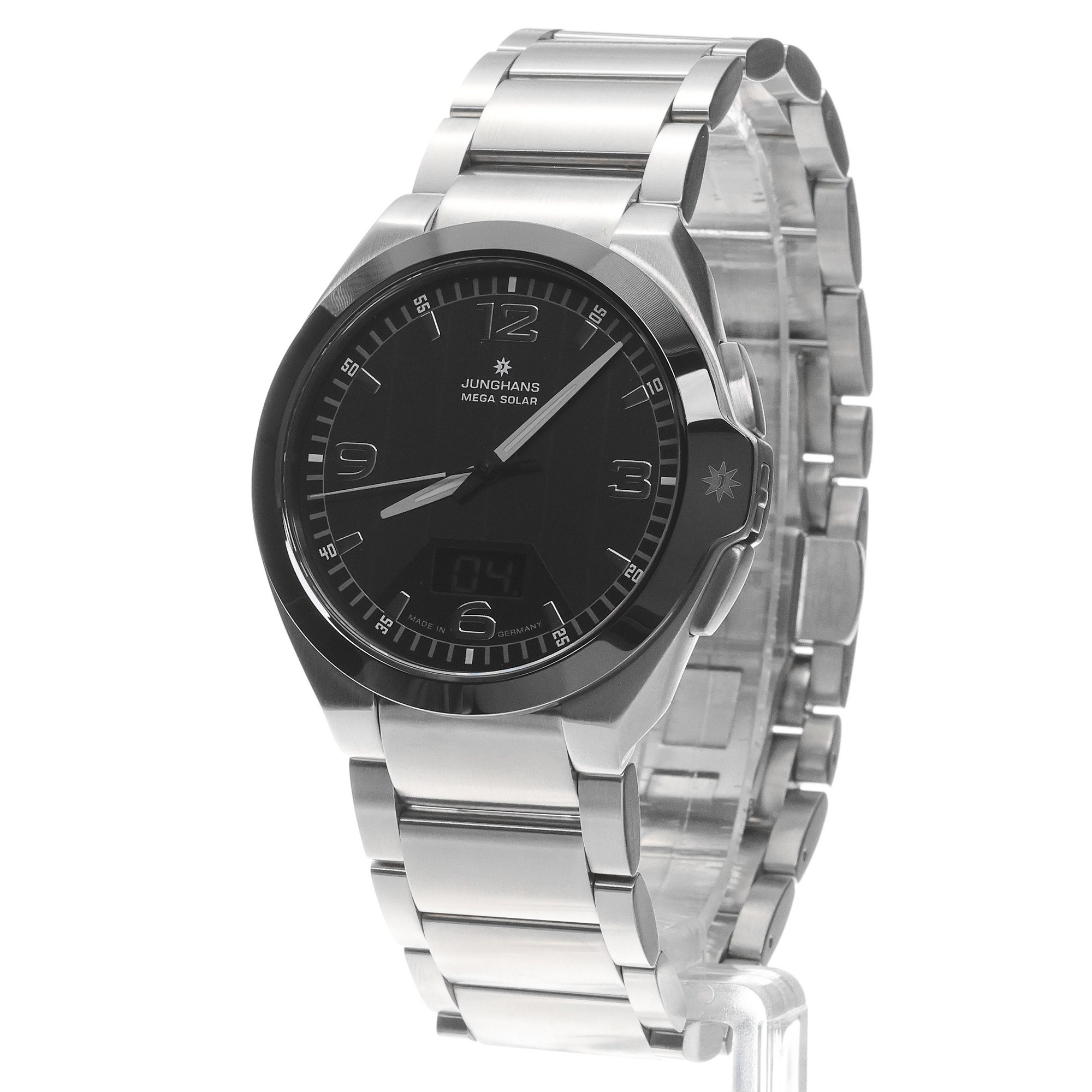 Junghans 18-112144 Spektrum Mega Solar zegarek klasyczny Funk Solar