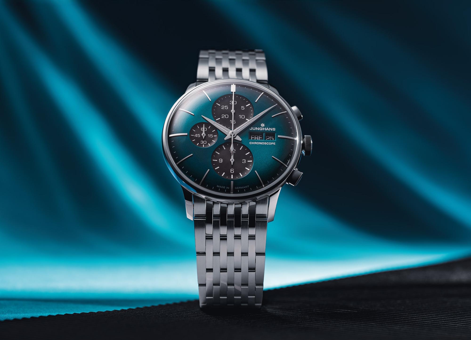 Junghans 27-462246 Meister Chronoscope Date German Limited Edition zegarek elegancki Meister - miniatura 4