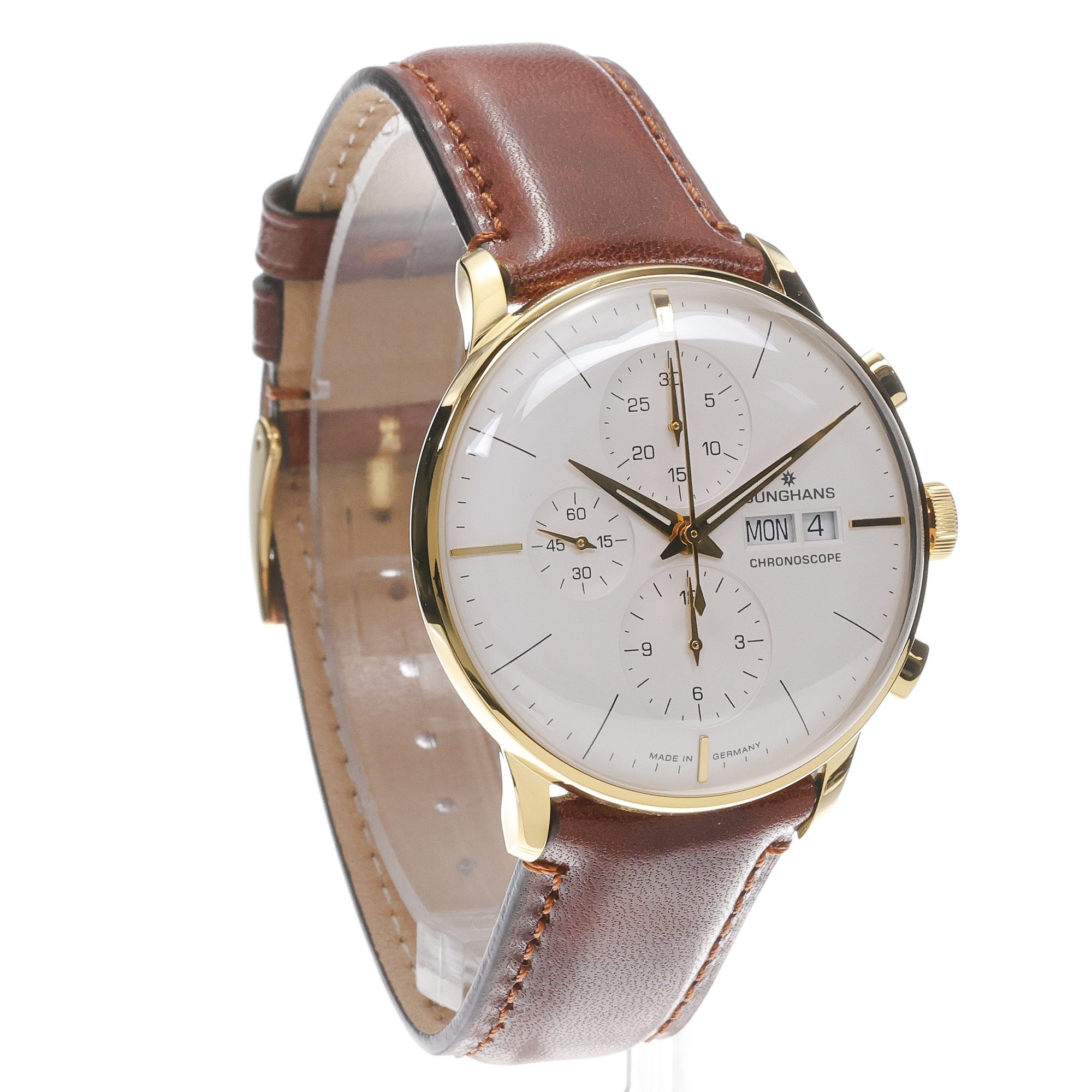 Junghans 27-762003 Meister Chronoscope Date English zegarek elegancki Meister