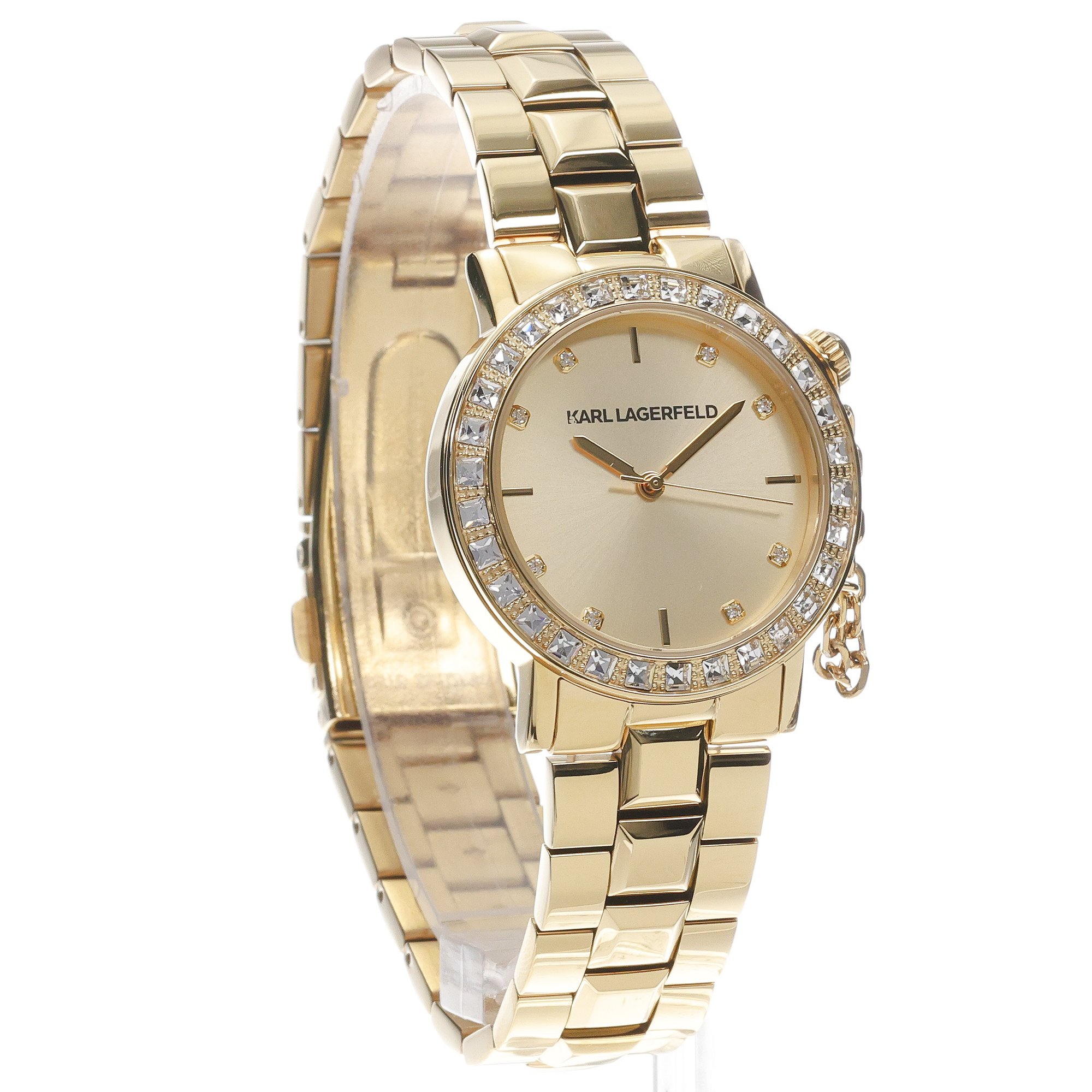 Karl Lagerfeld R0553100503 Damskie Crystals zegarek damski fashion-modowy mineralne