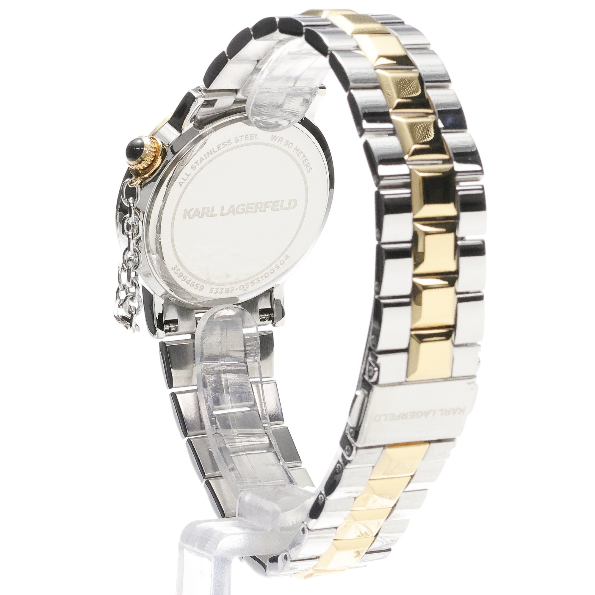 Karl Lagerfeld R0553100504 Crystals Damskie fashion-modowy zegarek srebrny