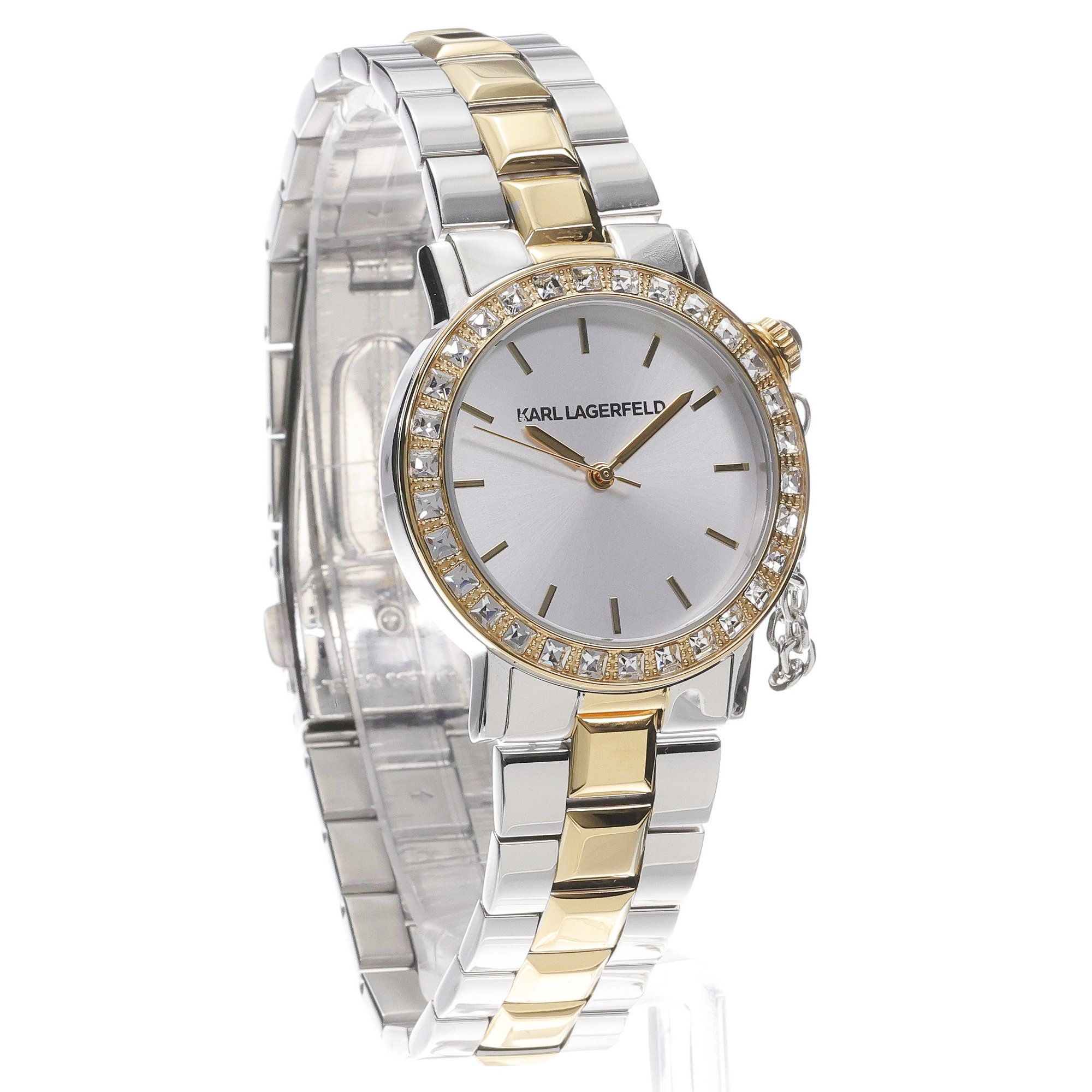 Karl Lagerfeld R0553100504 Damskie Crystals zegarek damski fashion-modowy mineralne