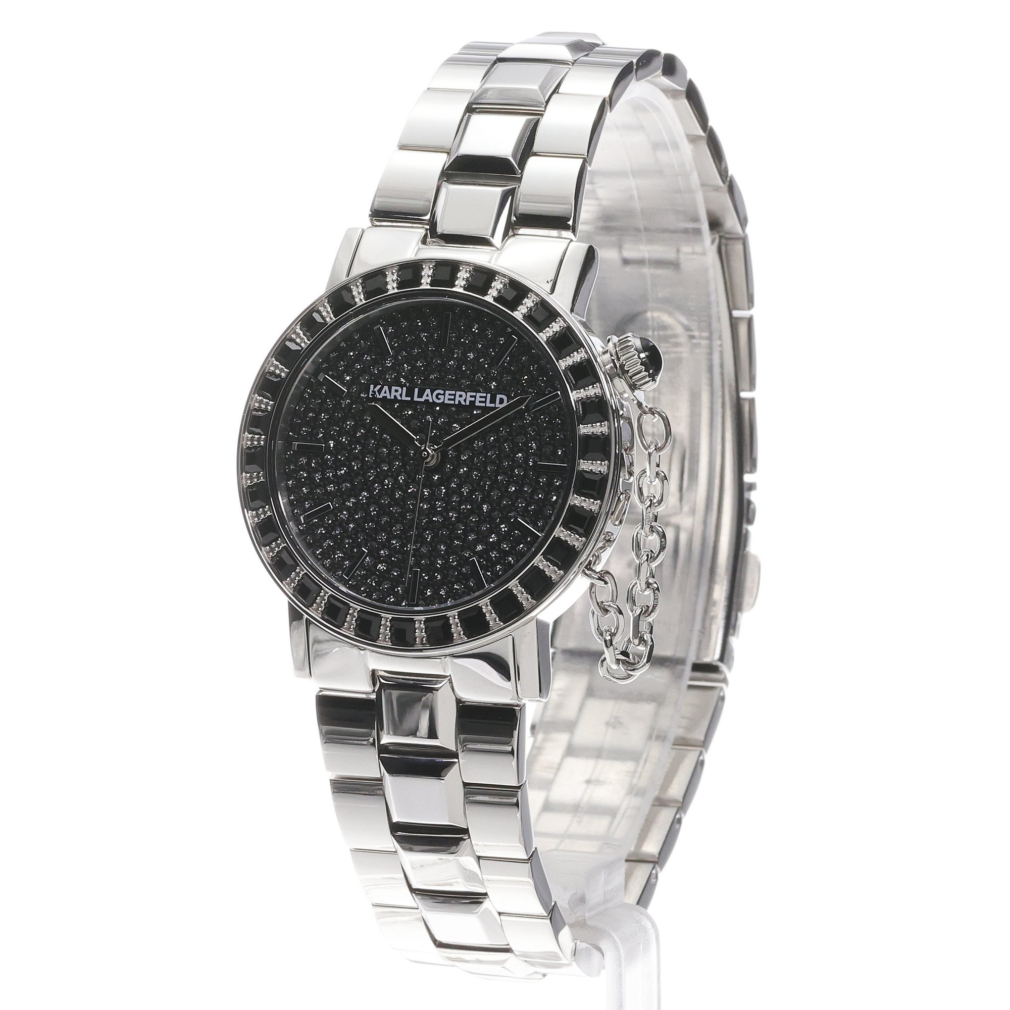 Karl Lagerfeld R0553100505 Crystals Damskie fashion-modowy zegarek srebrny