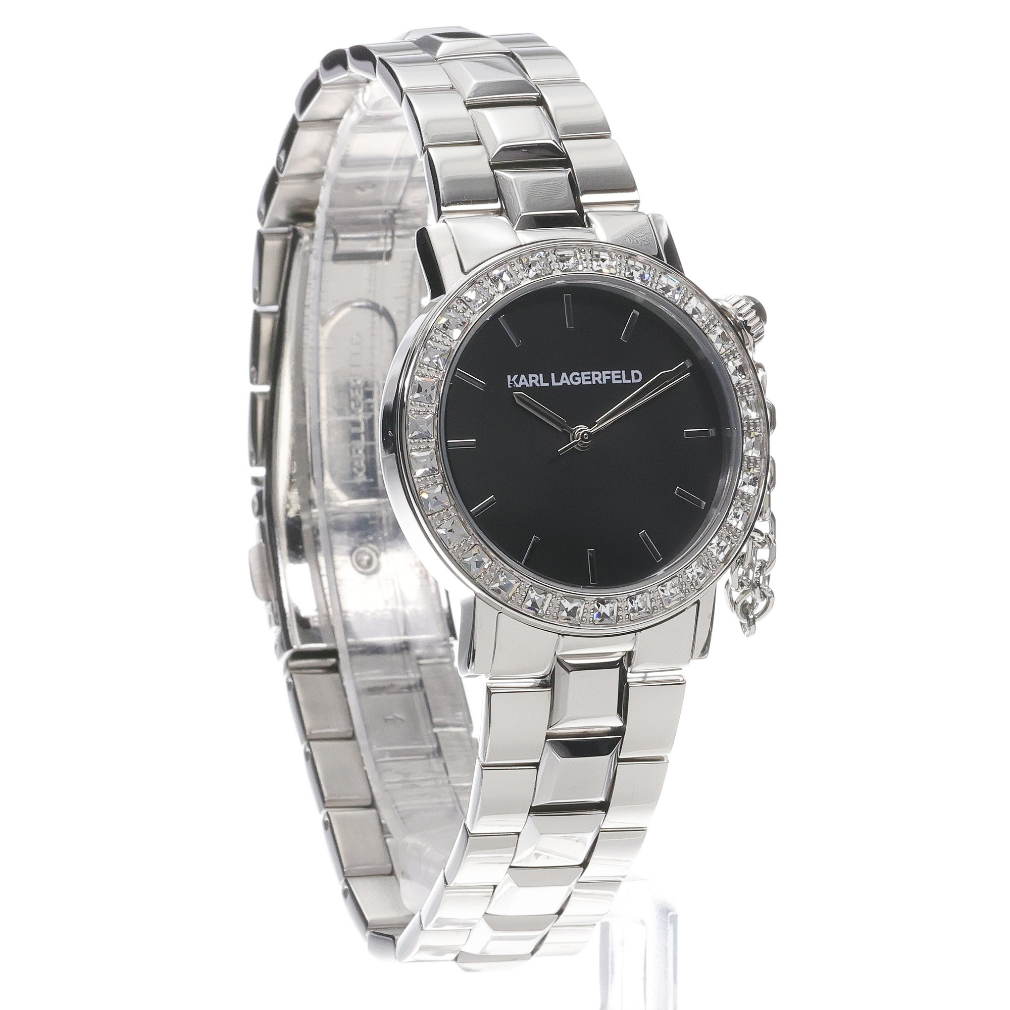 Karl Lagerfeld R0553100507 Damskie Crystals zegarek damski fashion-modowy mineralne