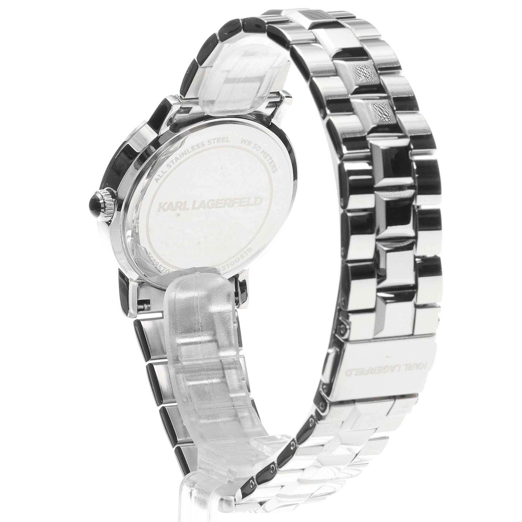 Karl Lagerfeld R0553100510 Crystals Damskie fashion-modowy zegarek srebrny - miniatura 4