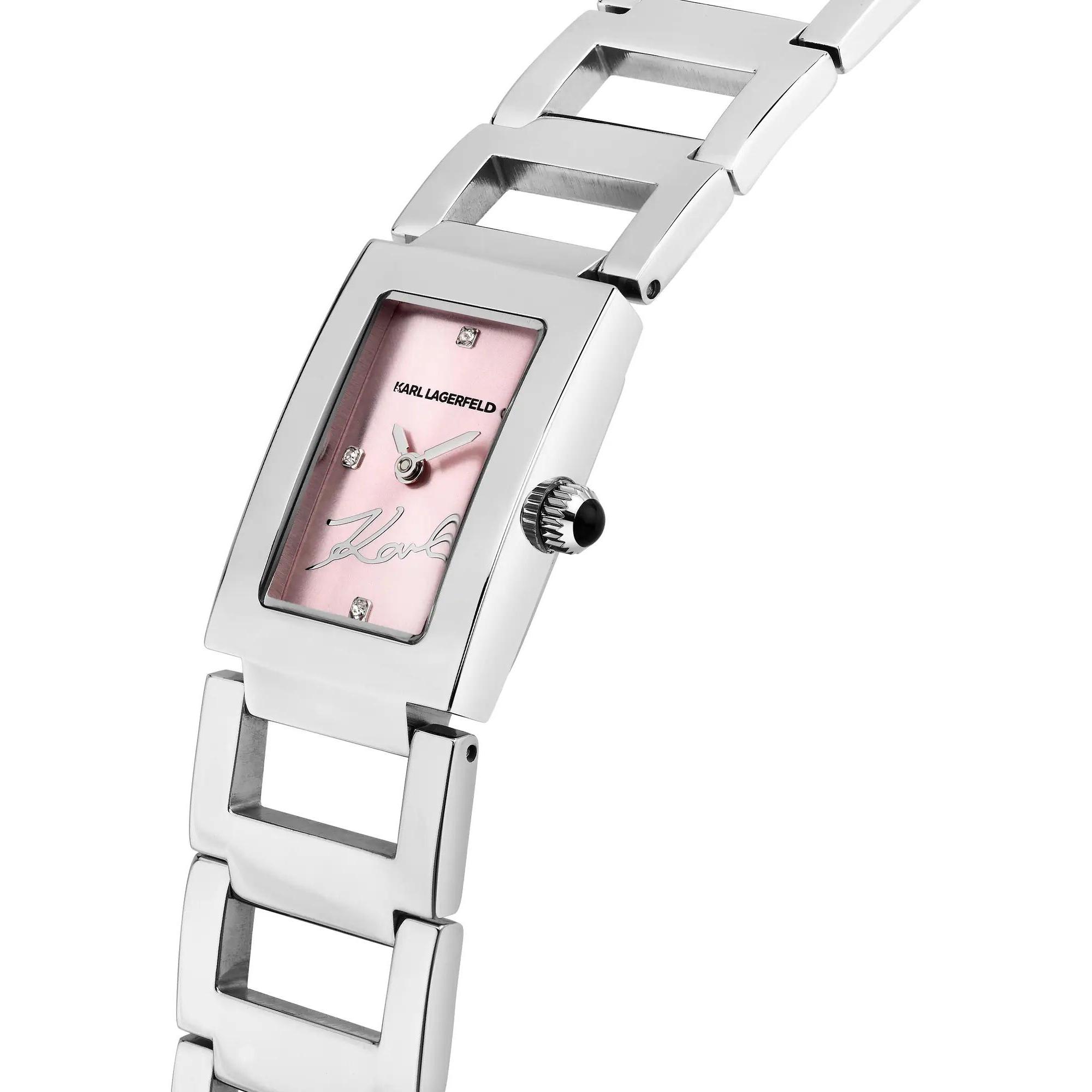 Karl Lagerfeld R0553103505 zegarek srebrny fashion-modowy Damskie bransoleta - miniatura 8