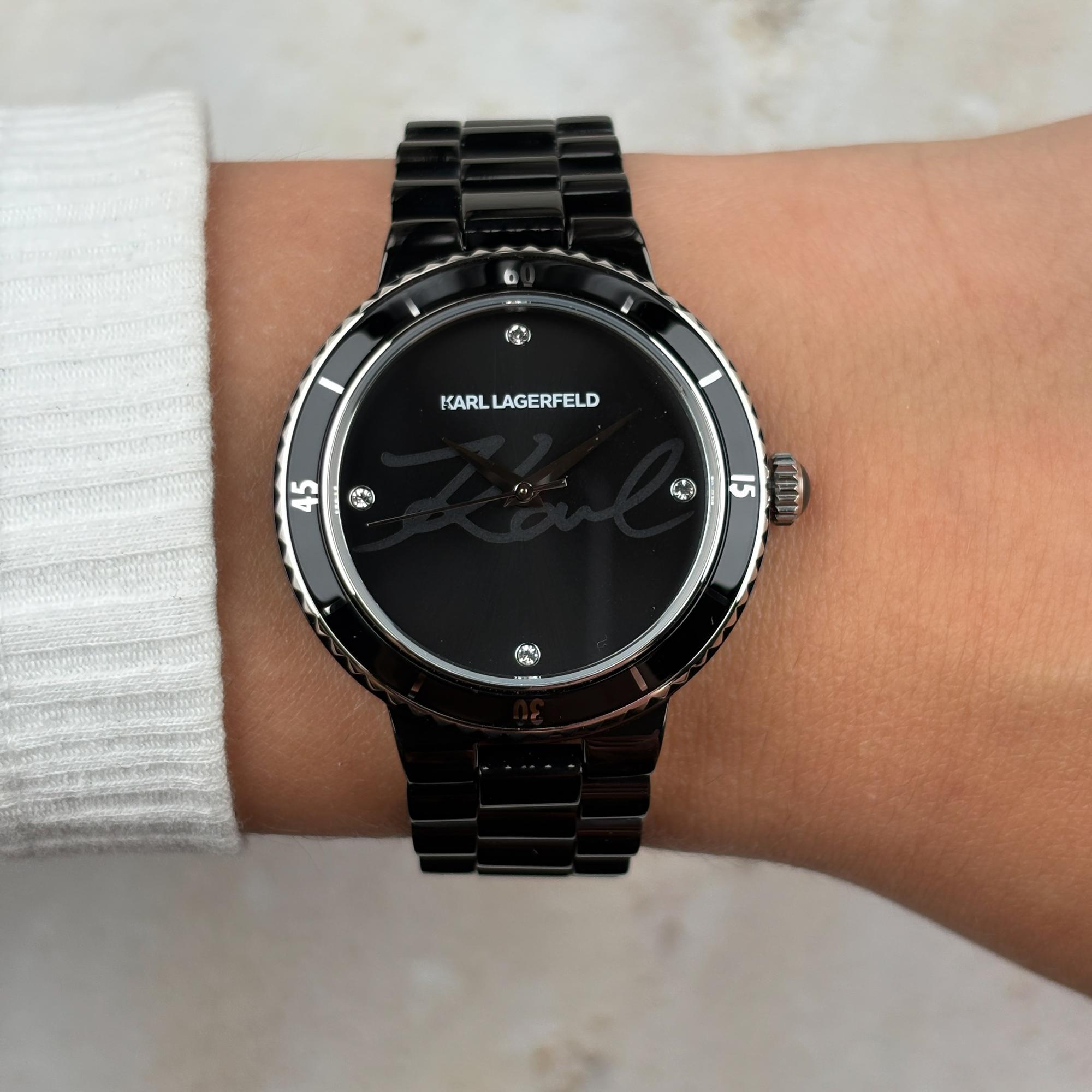 Karl Lagerfeld R0553104504 zegarek damski klasyczny Damskie bransoleta - miniatura 10