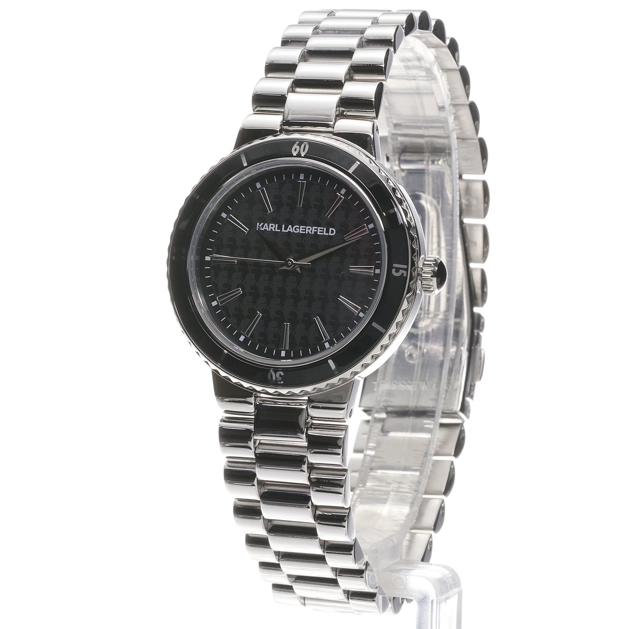 Karl Lagerfeld R0553104505 R0553104505 Damskie klasyczny zegarek srebrny