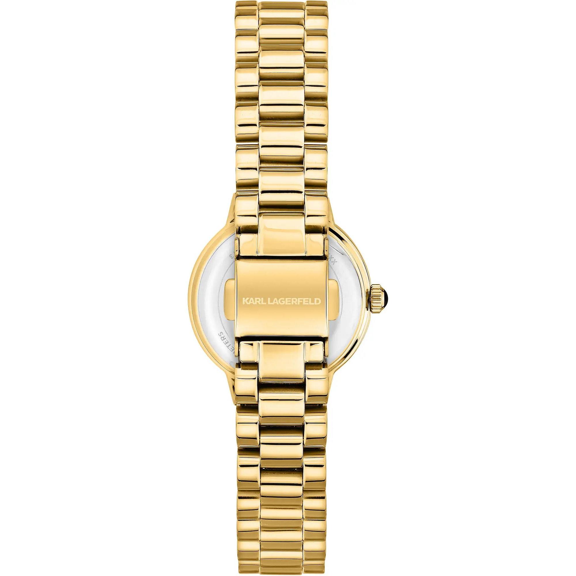 Karl Lagerfeld R0553104510 zegarek złoty klasyczny Damskie bransoleta - miniatura 8