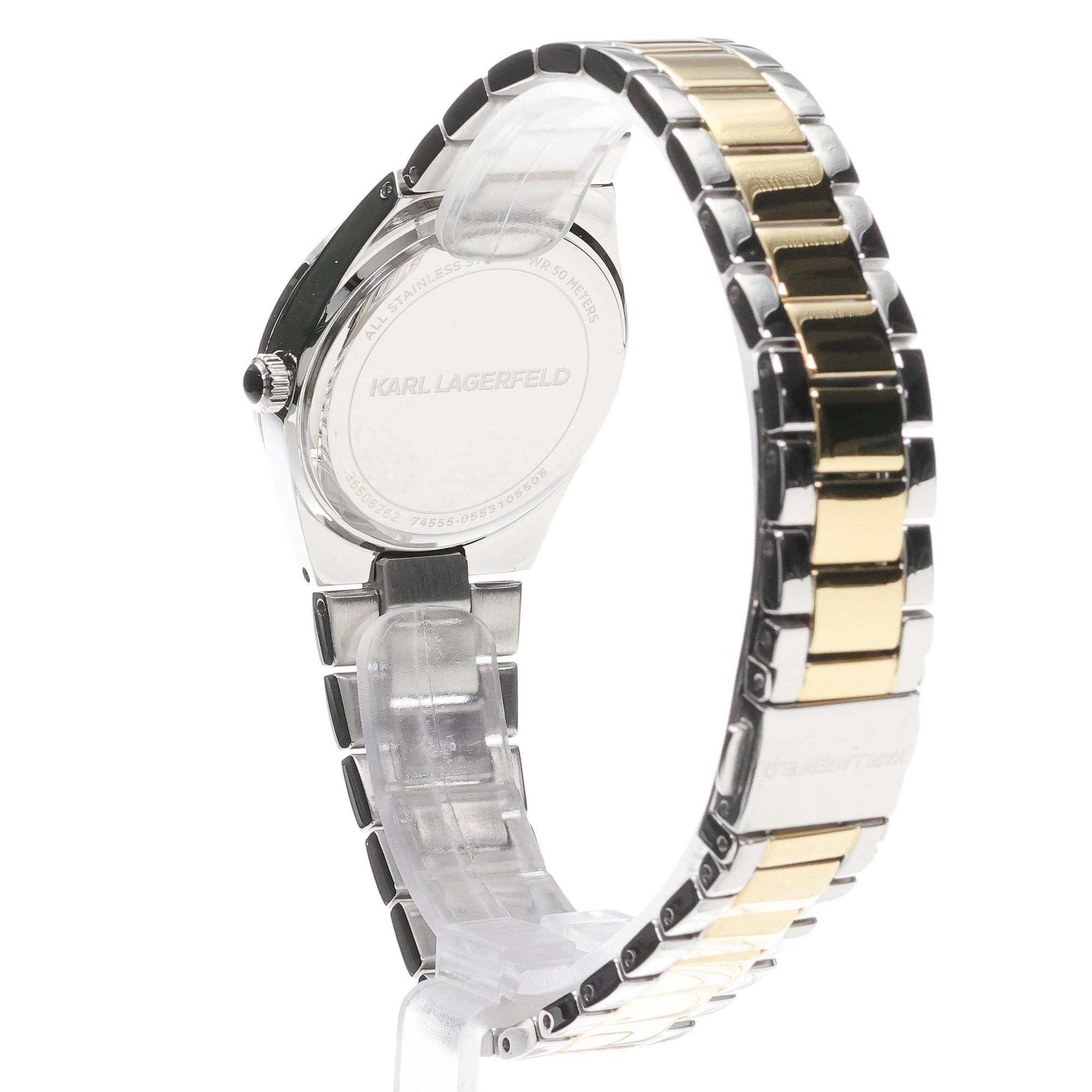 Karl Lagerfeld R0553105505 Hamburg Damskie klasyczny zegarek srebrny - miniatura 4