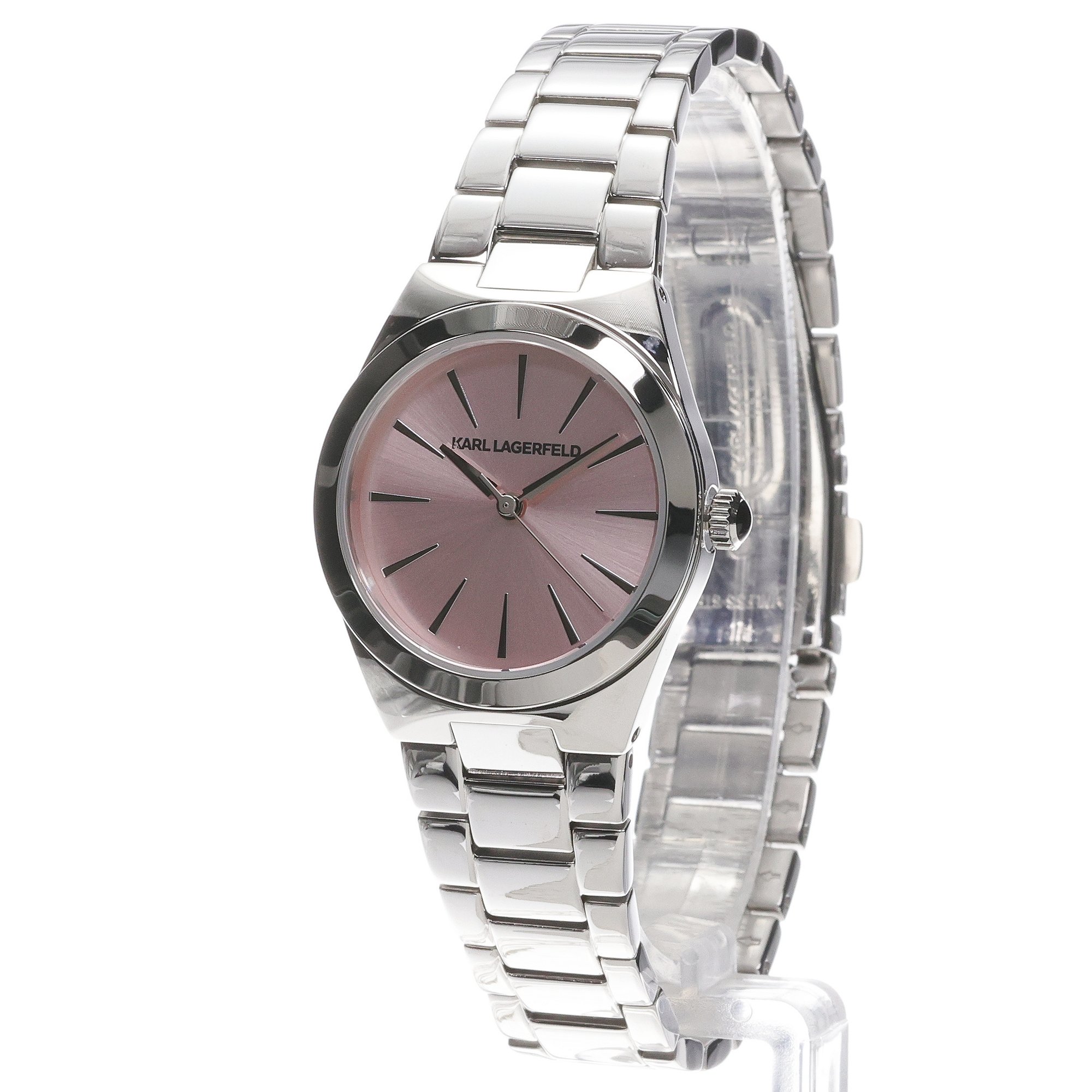 Karl Lagerfeld R0553105510 Hamburg Damskie klasyczny zegarek srebrny - miniatura 2
