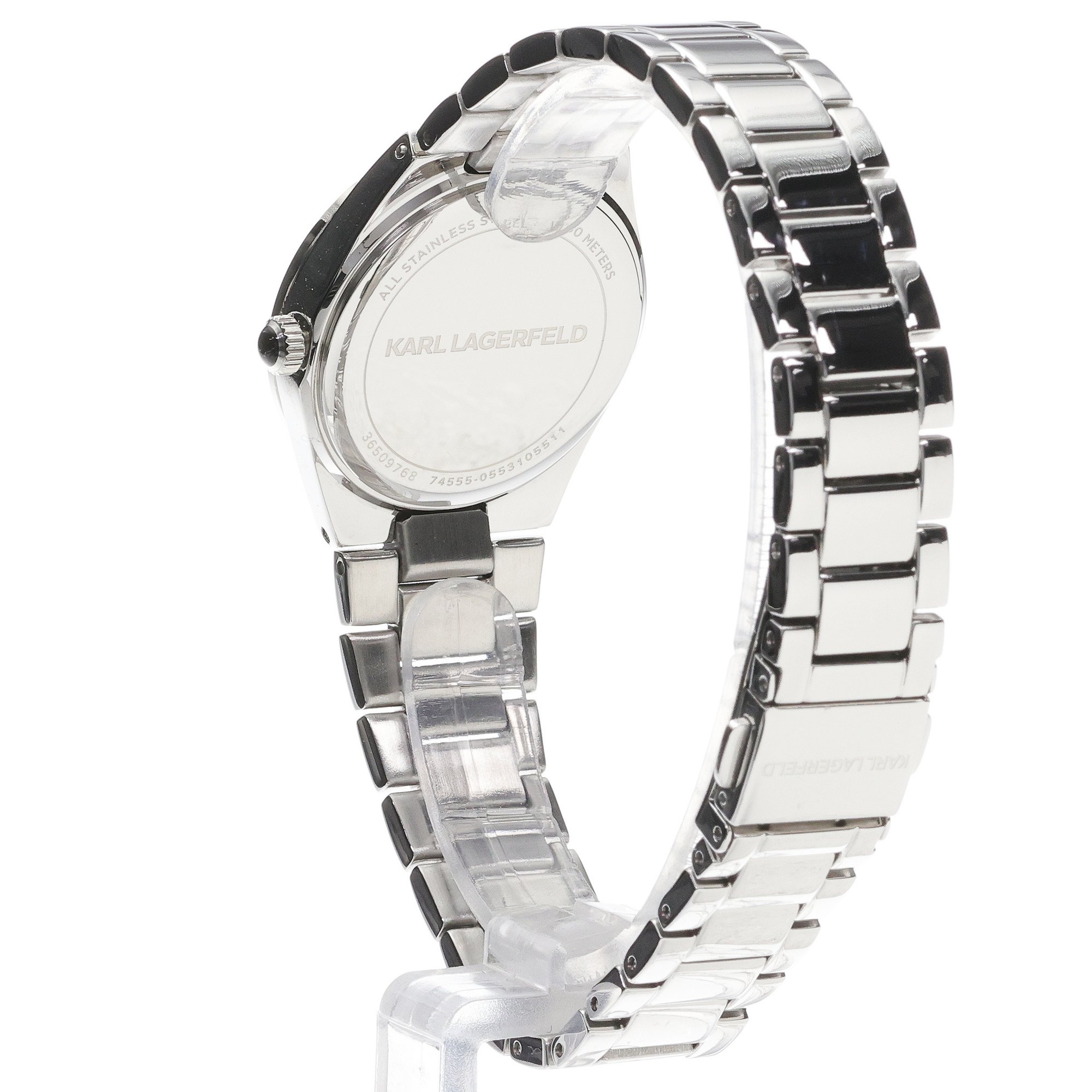 Karl Lagerfeld R0553105511 Hamburg Damskie klasyczny zegarek srebrny - miniatura 4
