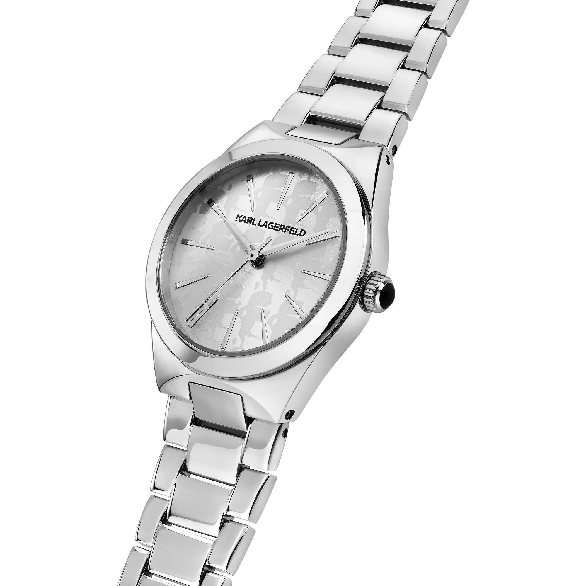 Karl Lagerfeld R0553105512 zegarek srebrny klasyczny Damskie bransoleta - miniatura 8
