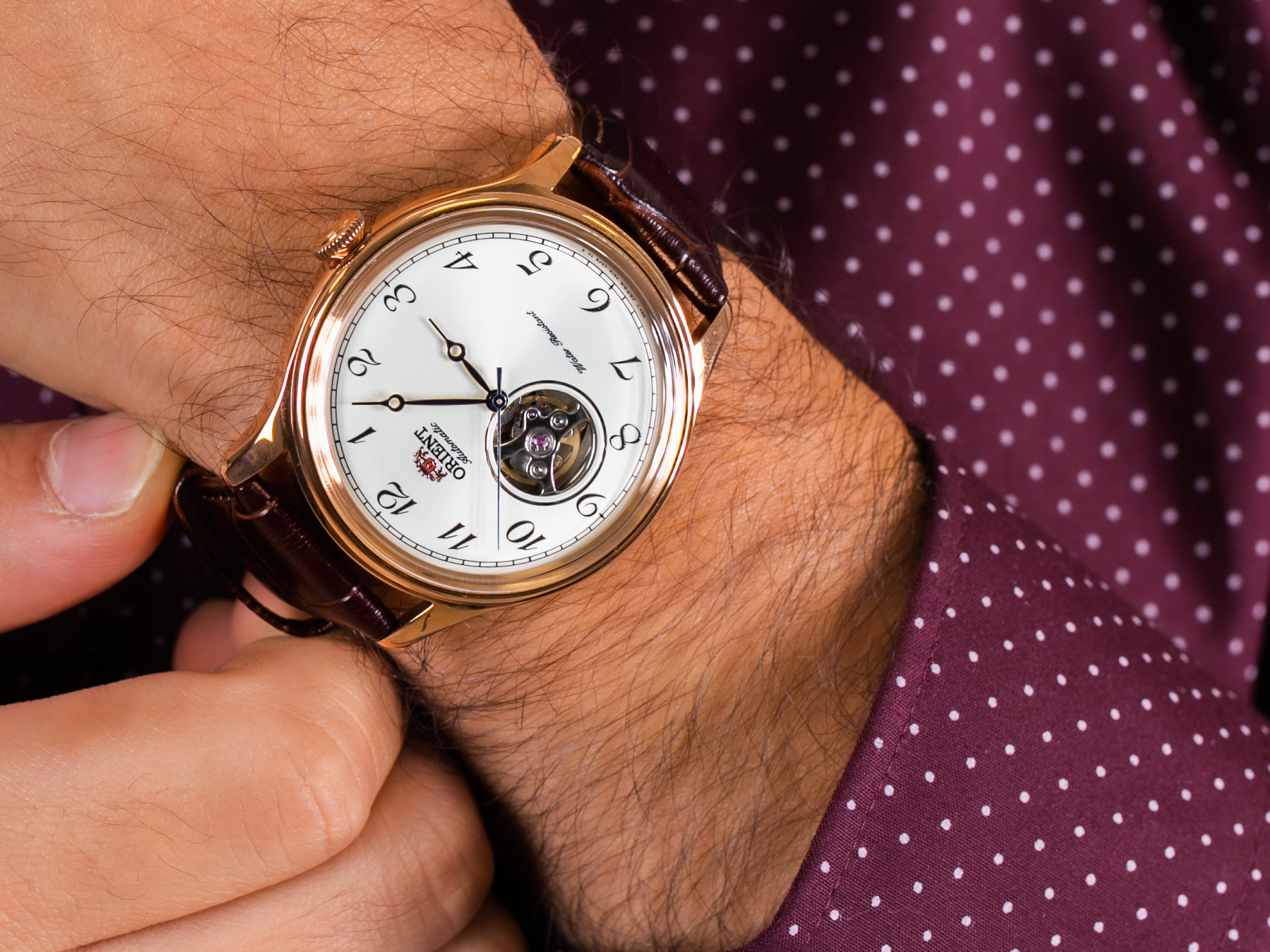 Orient RA-AG0012S10B zegarek klasyczny Classic - miniatura 4