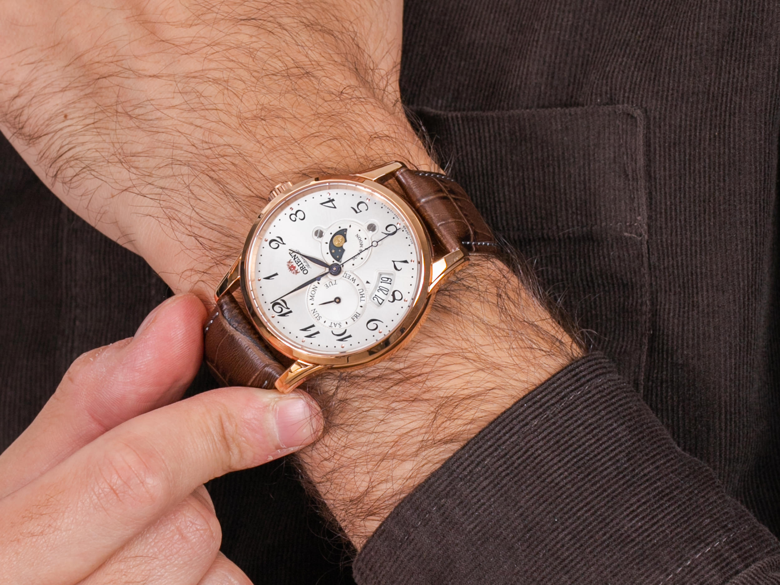 Orient RA-AK0001S10B zegarek klasyczny Classic - miniatura 4