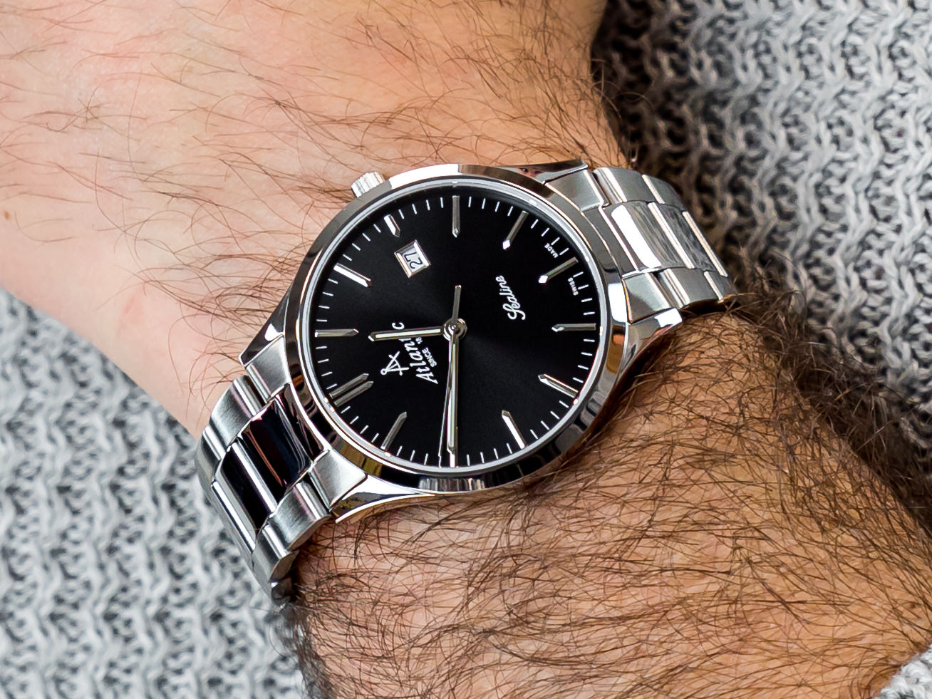 zegarek Atlantic 62346.41.61 srebrny Sealine - miniatura 4