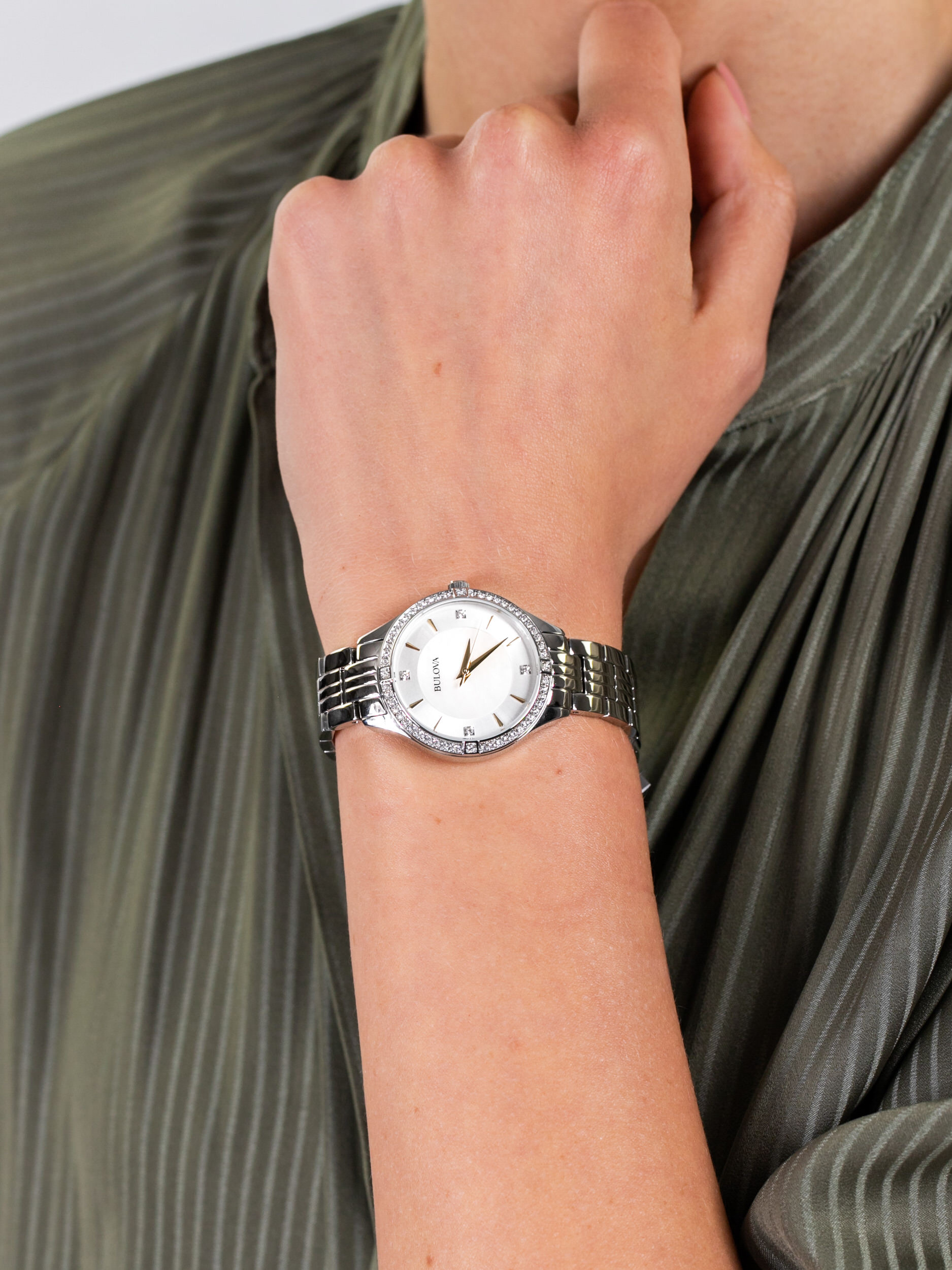 Bulova 96L282 damski zegarek Crystal bransoleta - miniatura 3