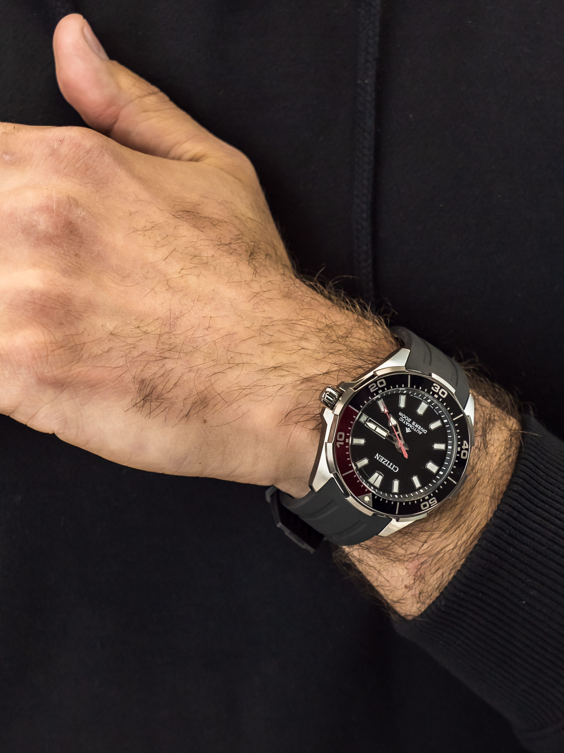 zegarek Citizen NY0076-10EE automatyczny męski Promaster Divers 200m Marine Super Titanium Limited Edition - miniatura 3
