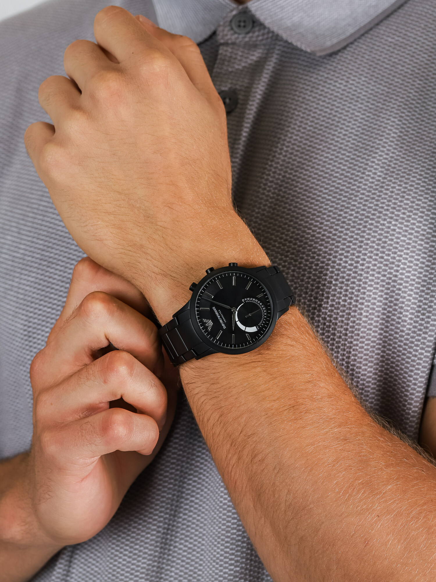 smartwatch Emporio Armani ART3001 CONNECTED męski z krokomierz Connected