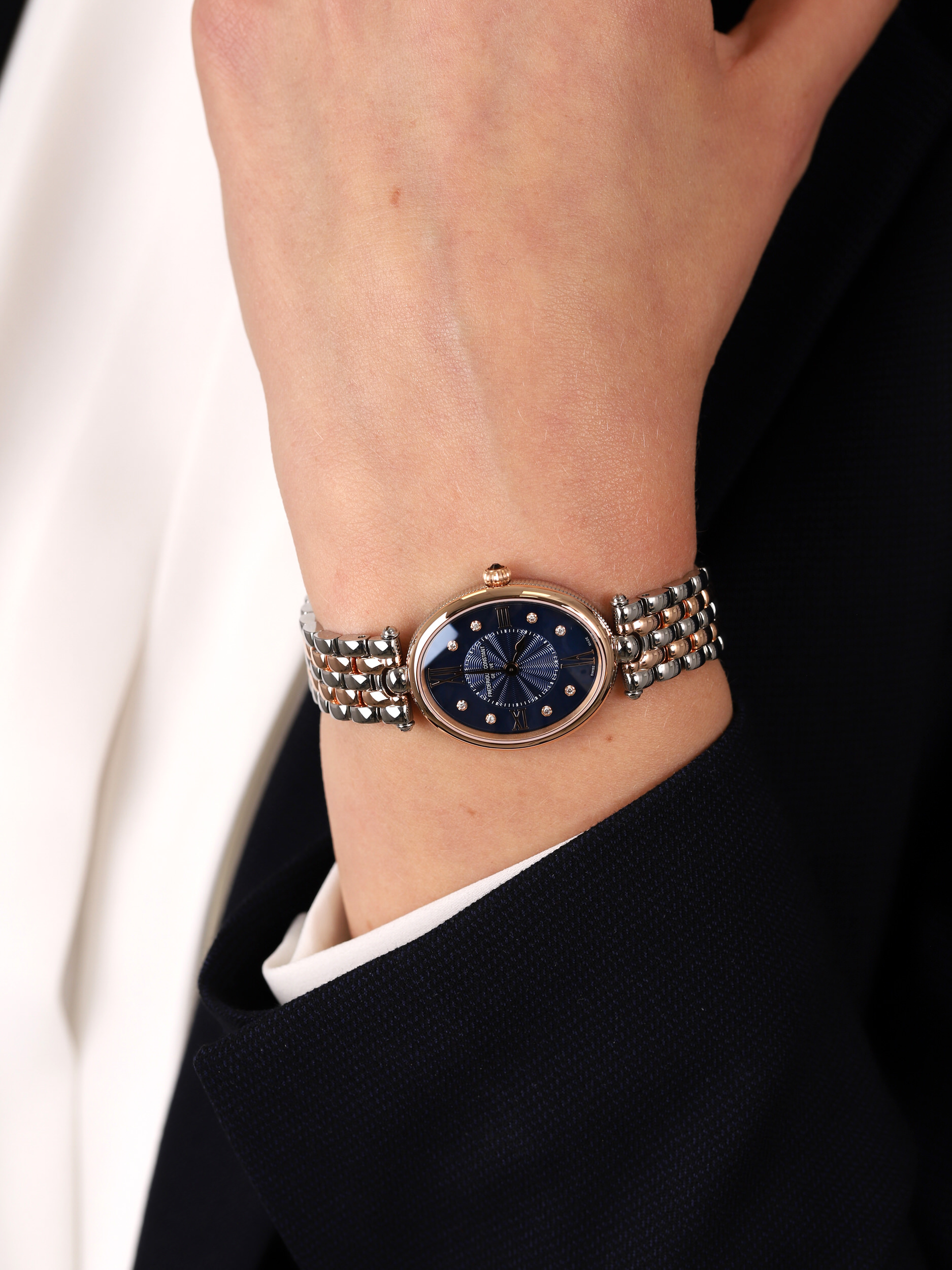 Frederique Constant FC-200RMPN2V2B damski zegarek Classics bransoleta - miniatura 3