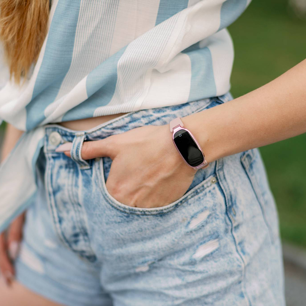 zegarek Garett 5903246282214 kwarcowy damski Damskie Smartwatch Garett Women Diana złoty-róż