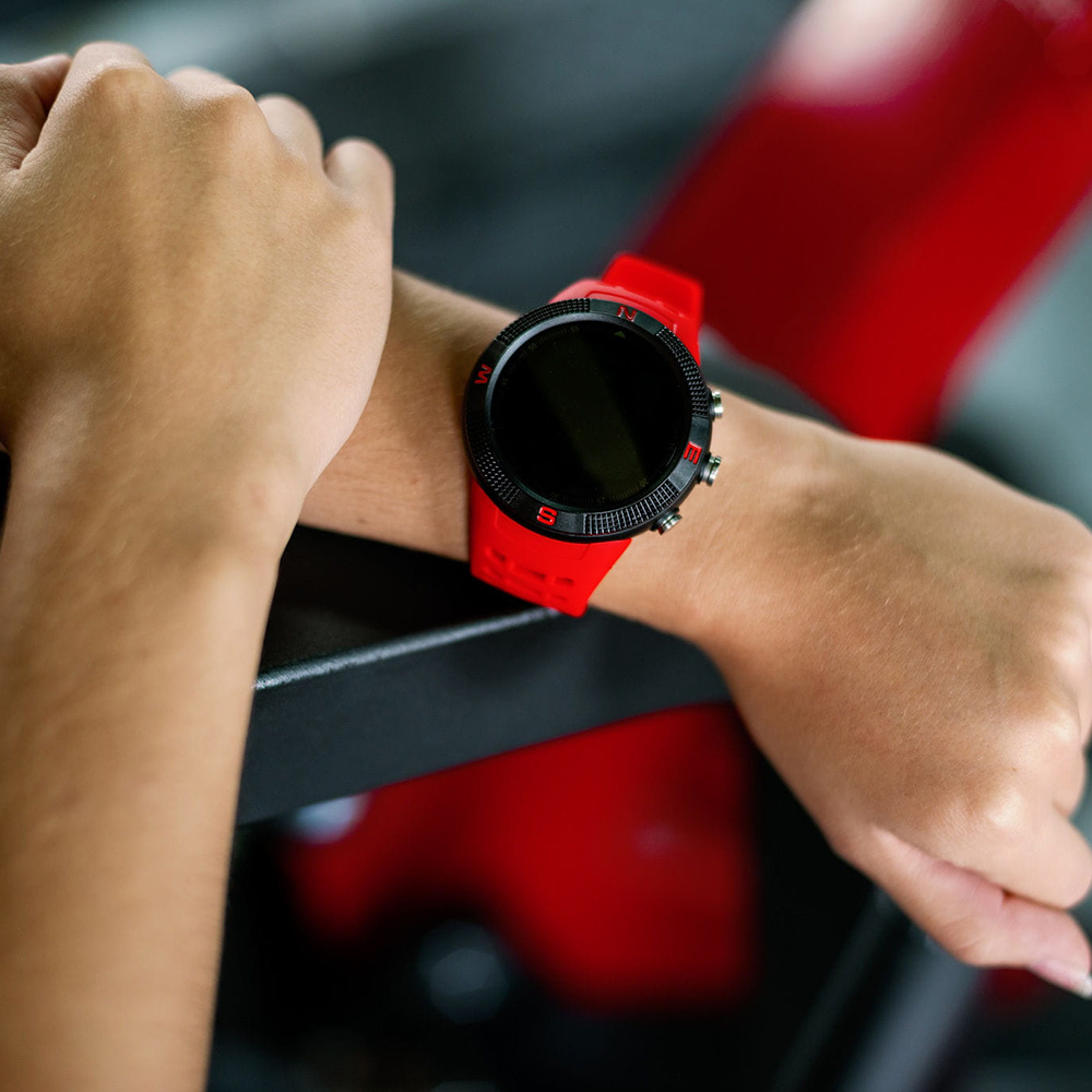 zegarek Garett 5903246282597 kwarcowy męski Damskie Smartwatch Garett Sport 27 GPS Czerwony - miniatura 6