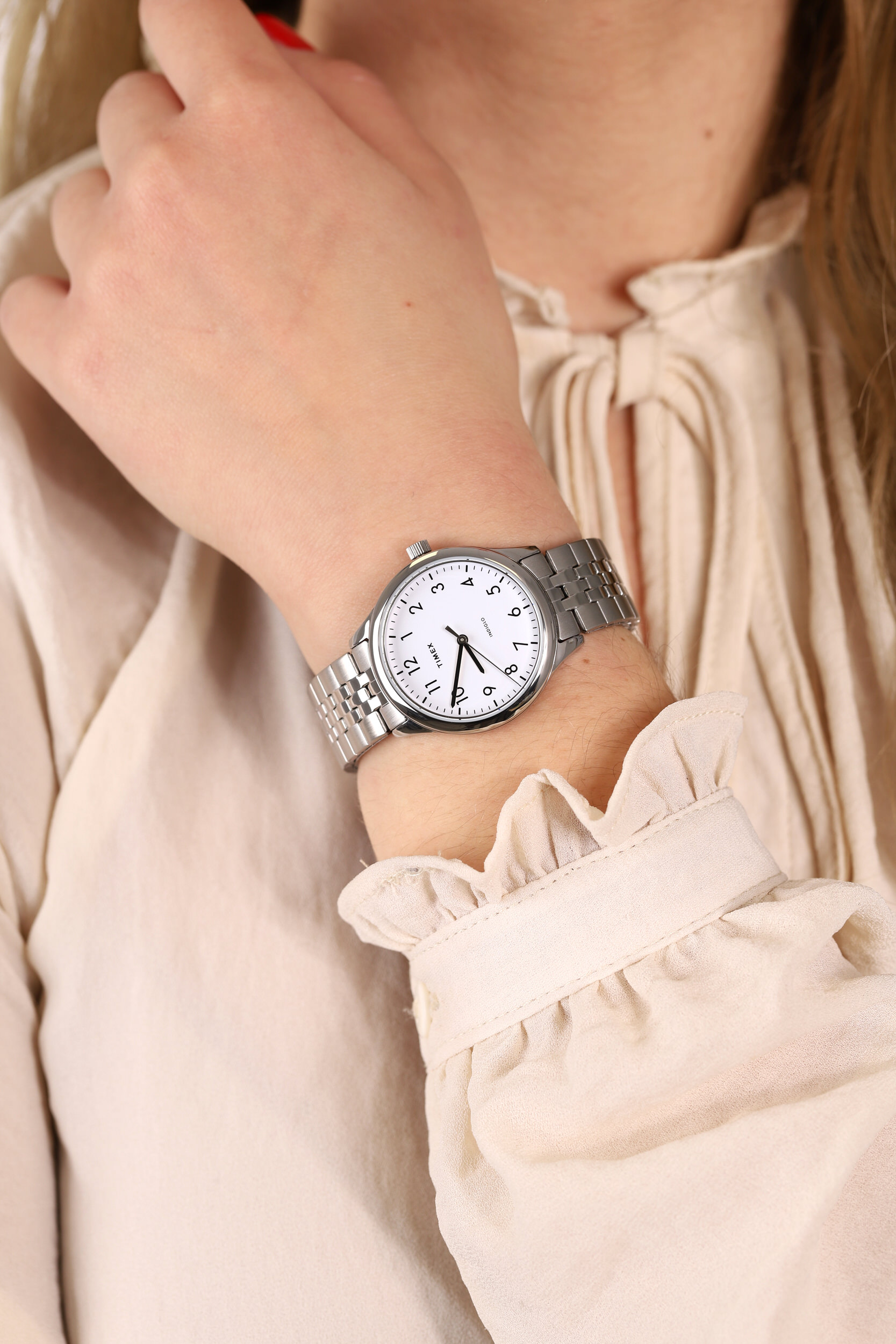 Timex TW2U40300 damski zegarek Easy Reader bransoleta - miniatura 3