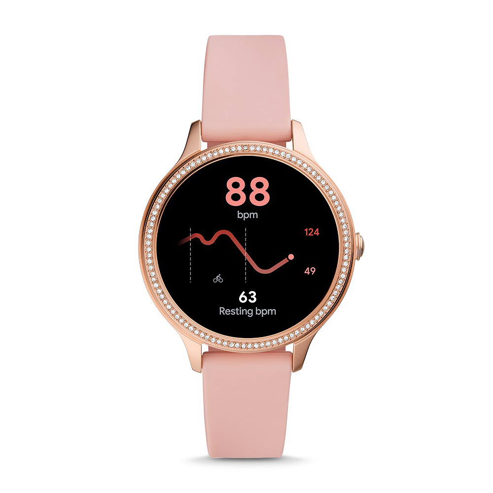 zegarek Fossil Smartwatch FTW6066 kwarcowy damski Fossil Q GEN 5E SMARTWATCH - BLUSH SILICONE - miniatura 6