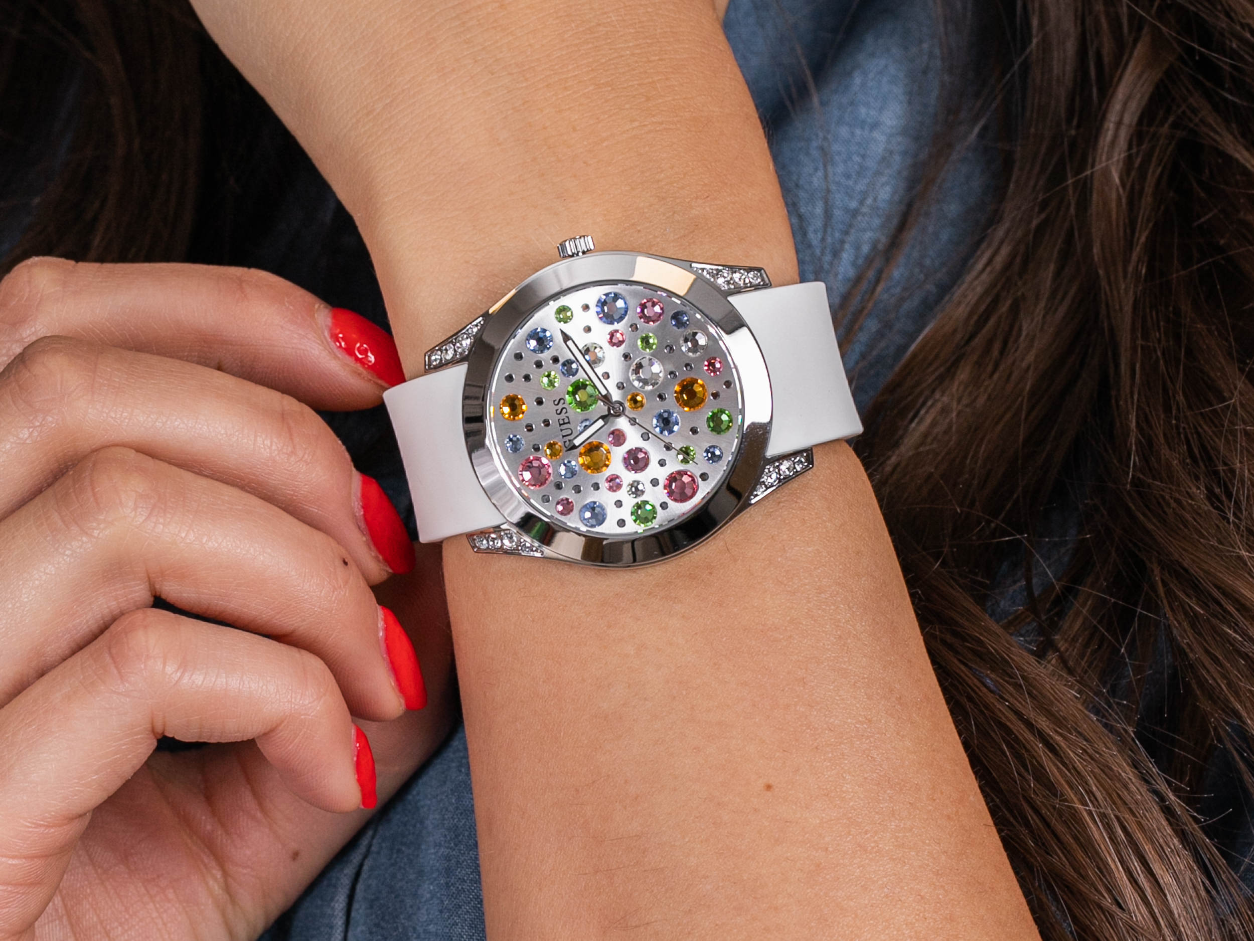 Guess W1059L1 zegarek klasyczny Pasek - miniatura 4