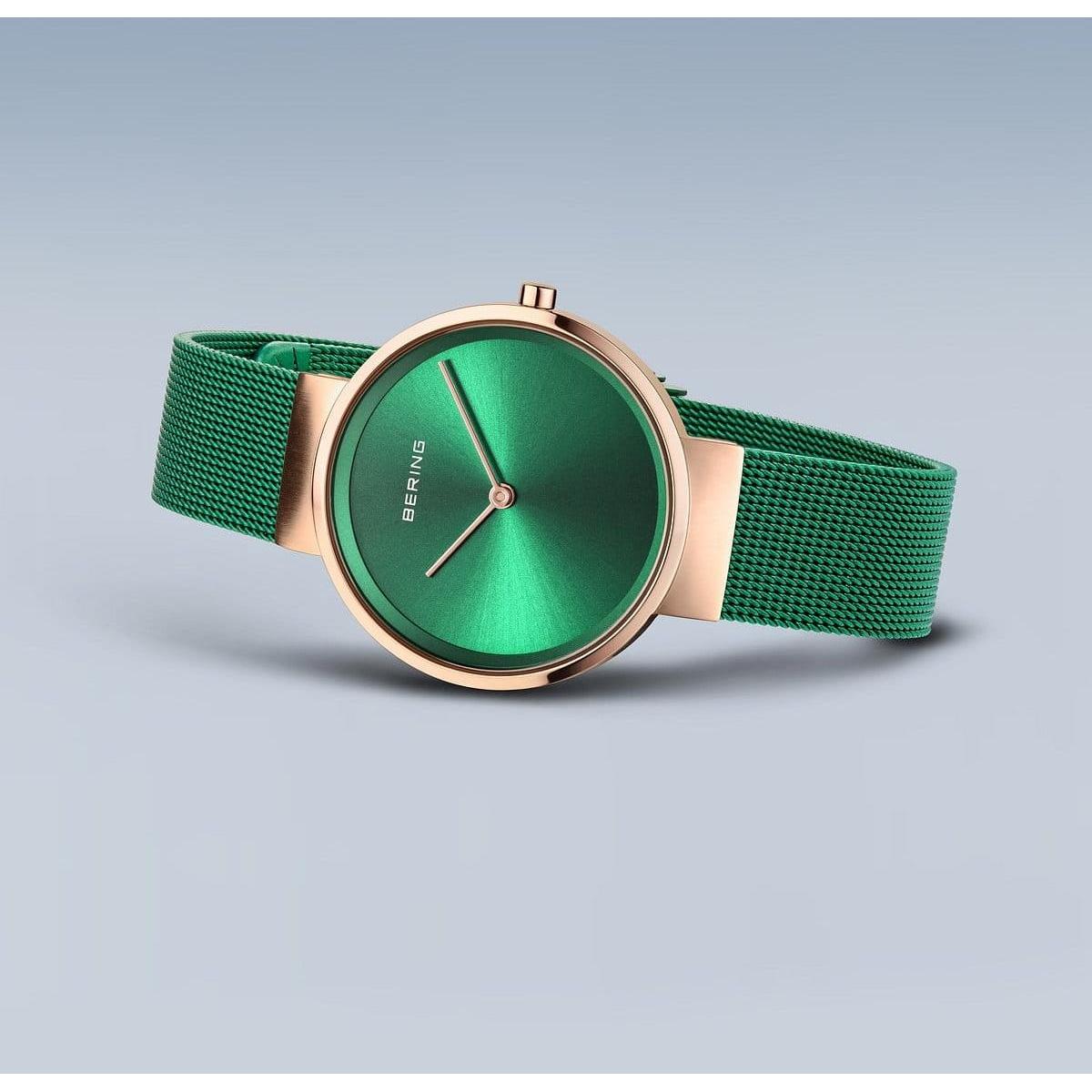 Bering 14531-868 zegarek różowe złoto klasyczny Classic bransoleta - miniatura 8