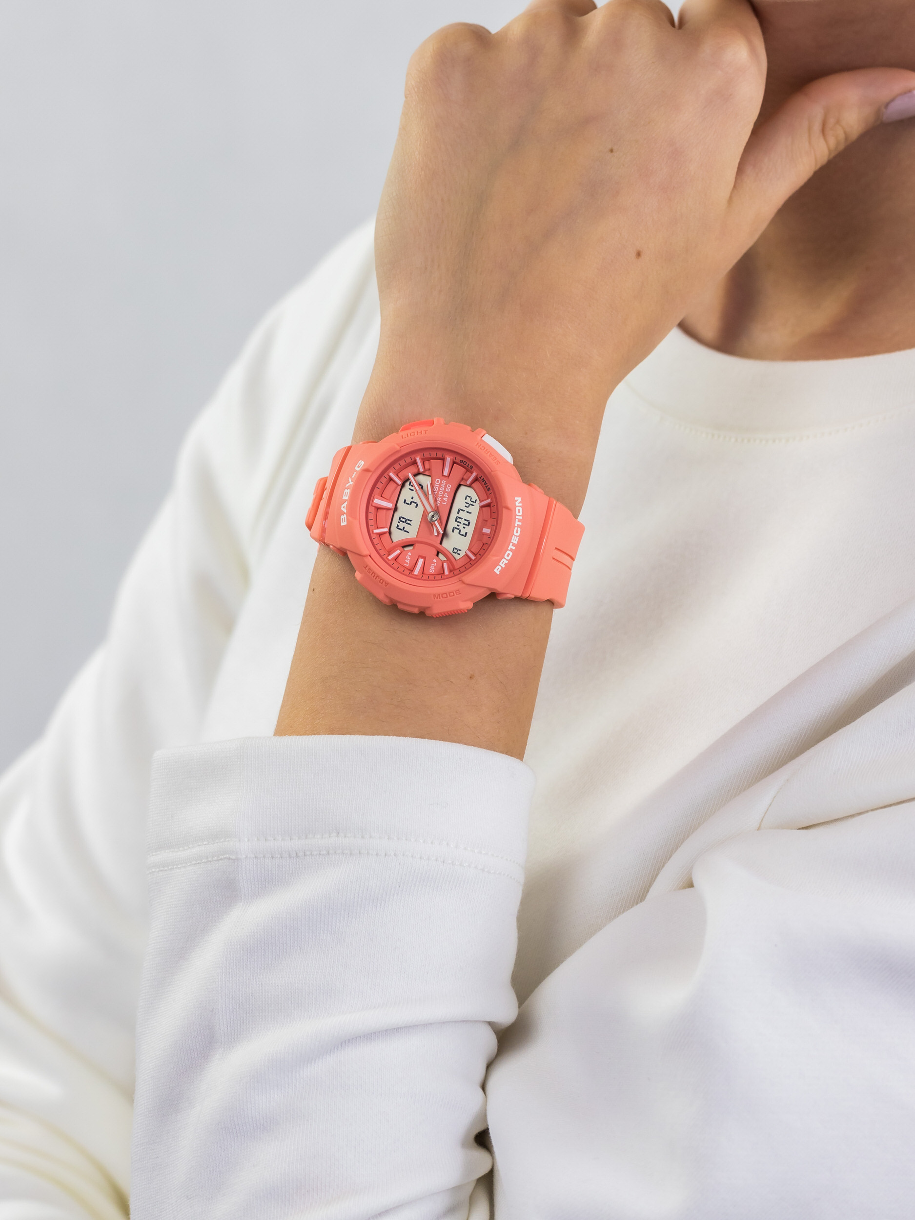 Casio BGA-240BC-4AER damski zegarek Baby-G pasek - miniatura 3