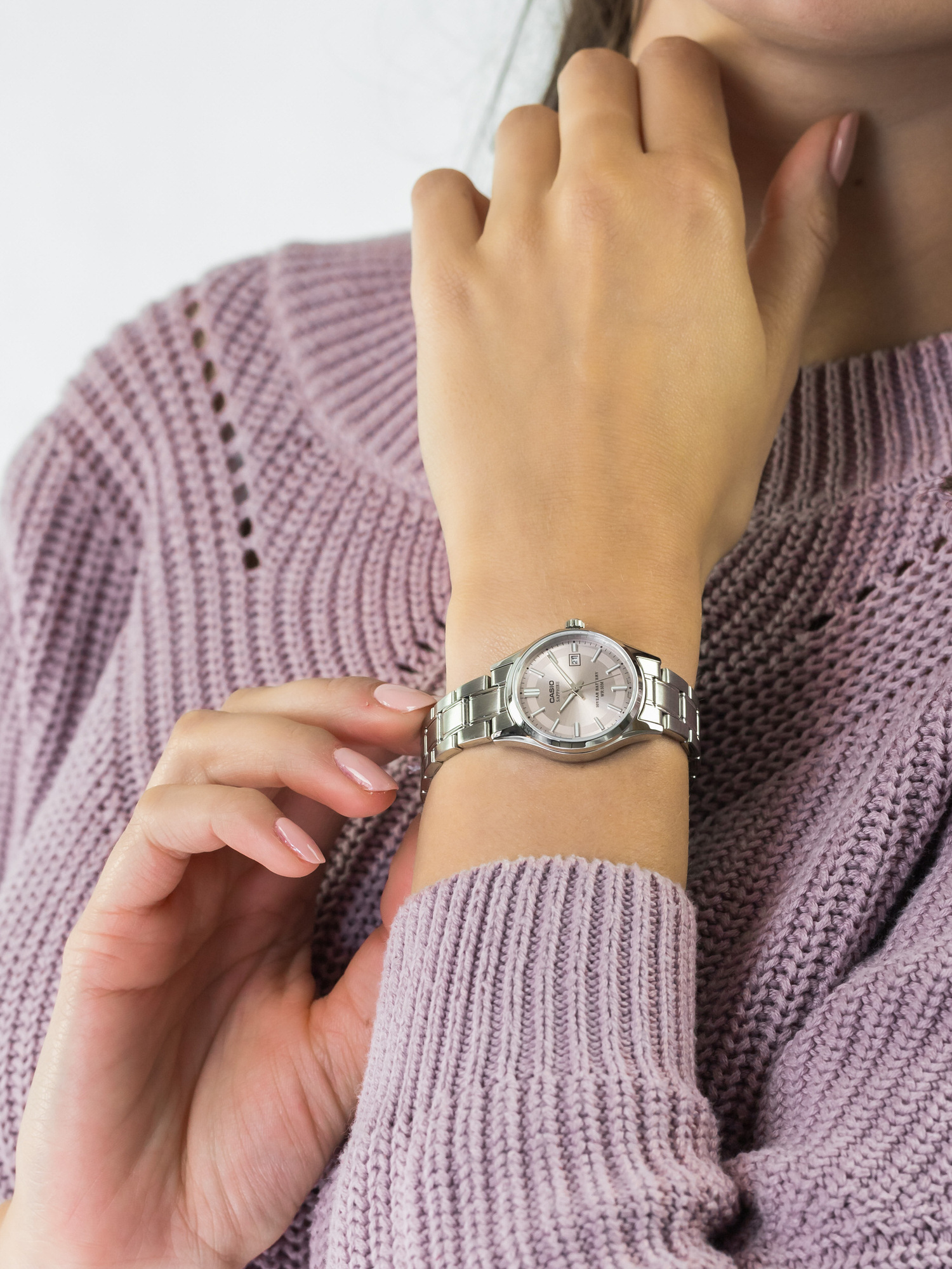 Casio LTS-100D-4AVEF damski zegarek Klasyczne bransoleta