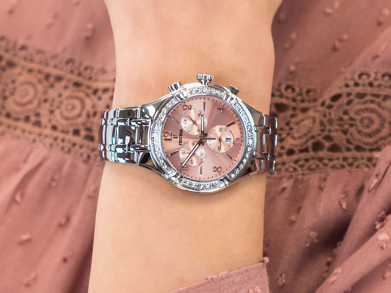Zegarek Festina Boyfriend Chronograph - damski 