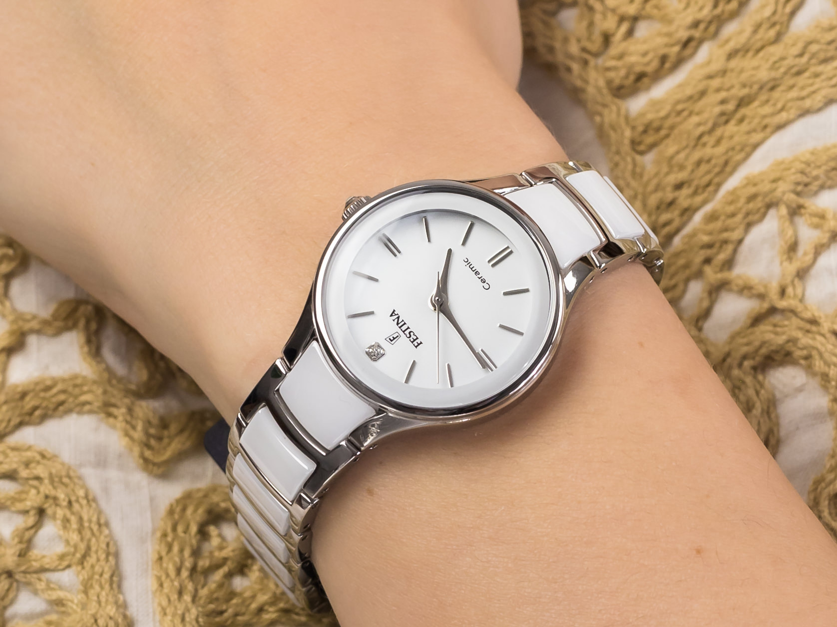 Festina F20474-1 Ceramic zegarek klasyczny Ceramic - miniatura 4