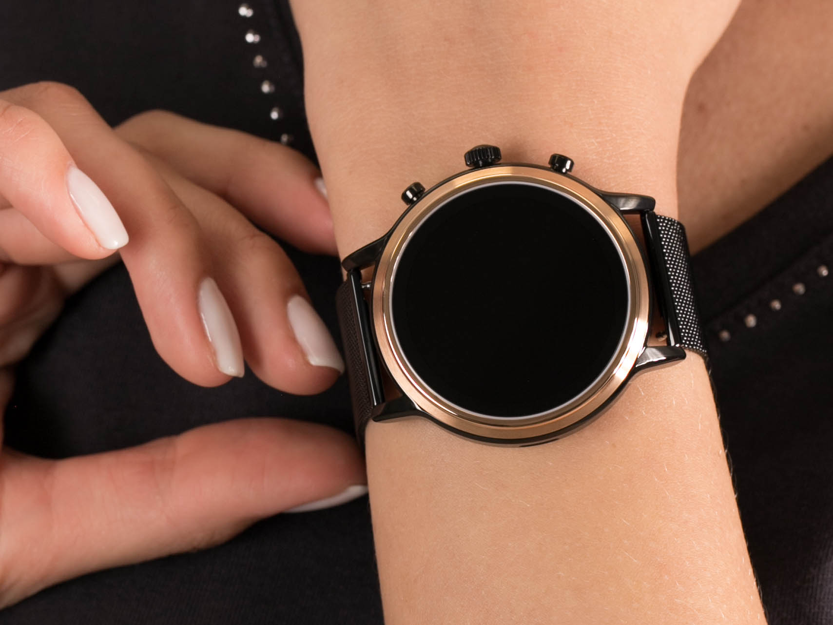 Fossil Smartwatch FTW6036 GEN 5 SMARTWATCH JULIANNA HR BLACK zegarek fashion/modowy Fossil Q - miniatura 4