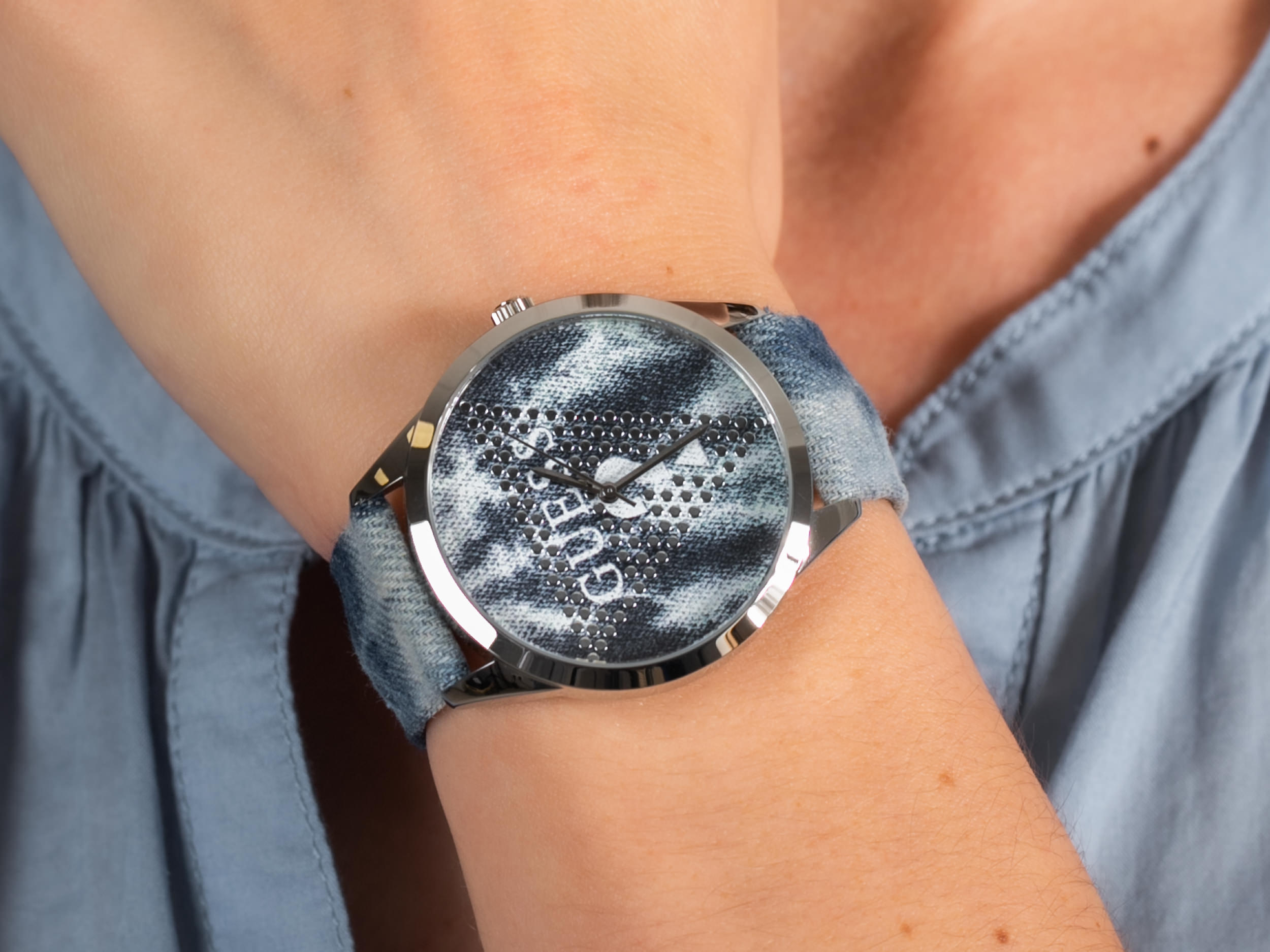 Guess W1144L1 zegarek fashion/modowy Pasek - miniatura 4