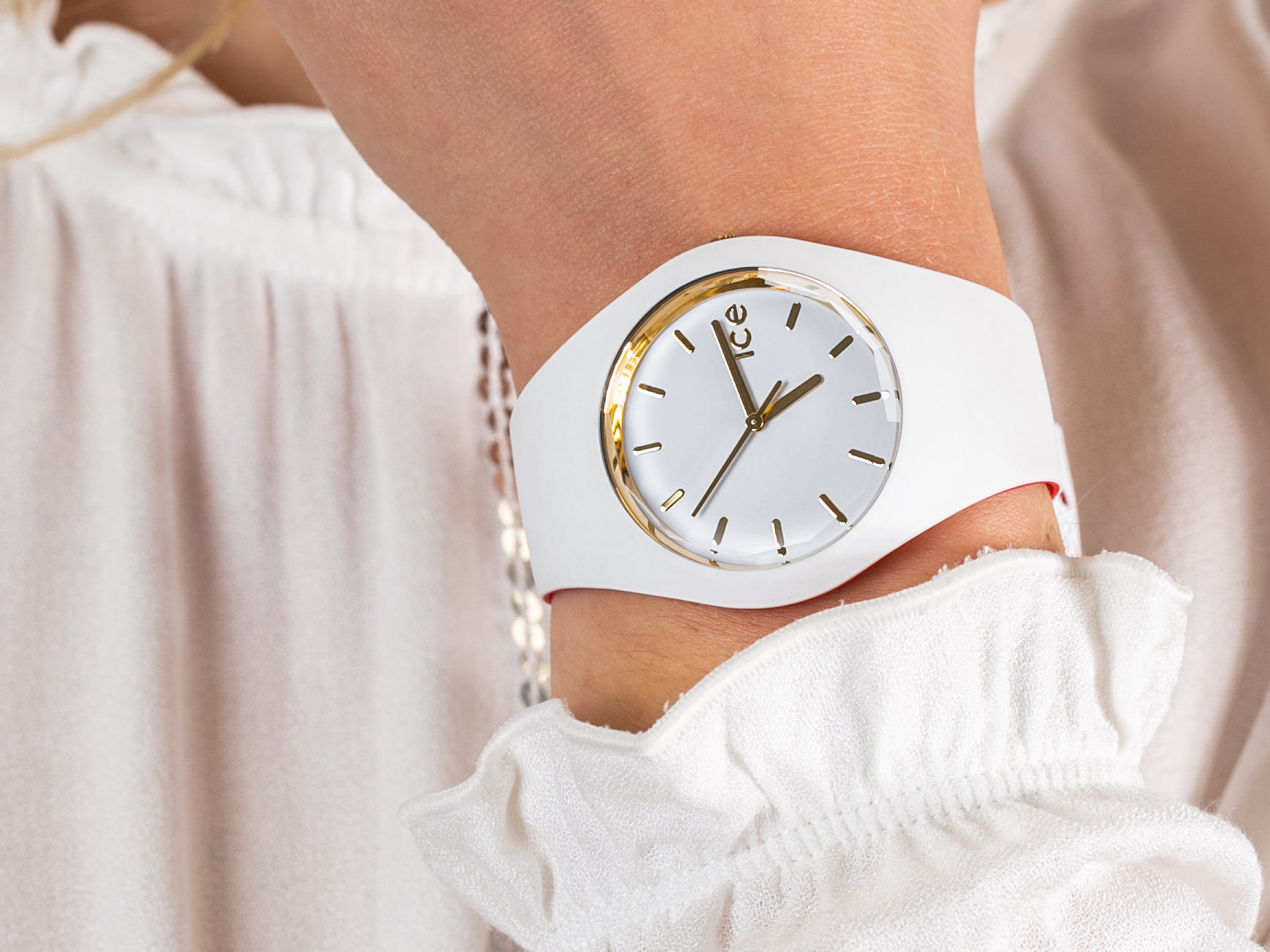 ICE Watch ICE.007239 ICE-Loulou ICE loulou White Gold zegarek damski klasyczny mineralne - miniatura 4