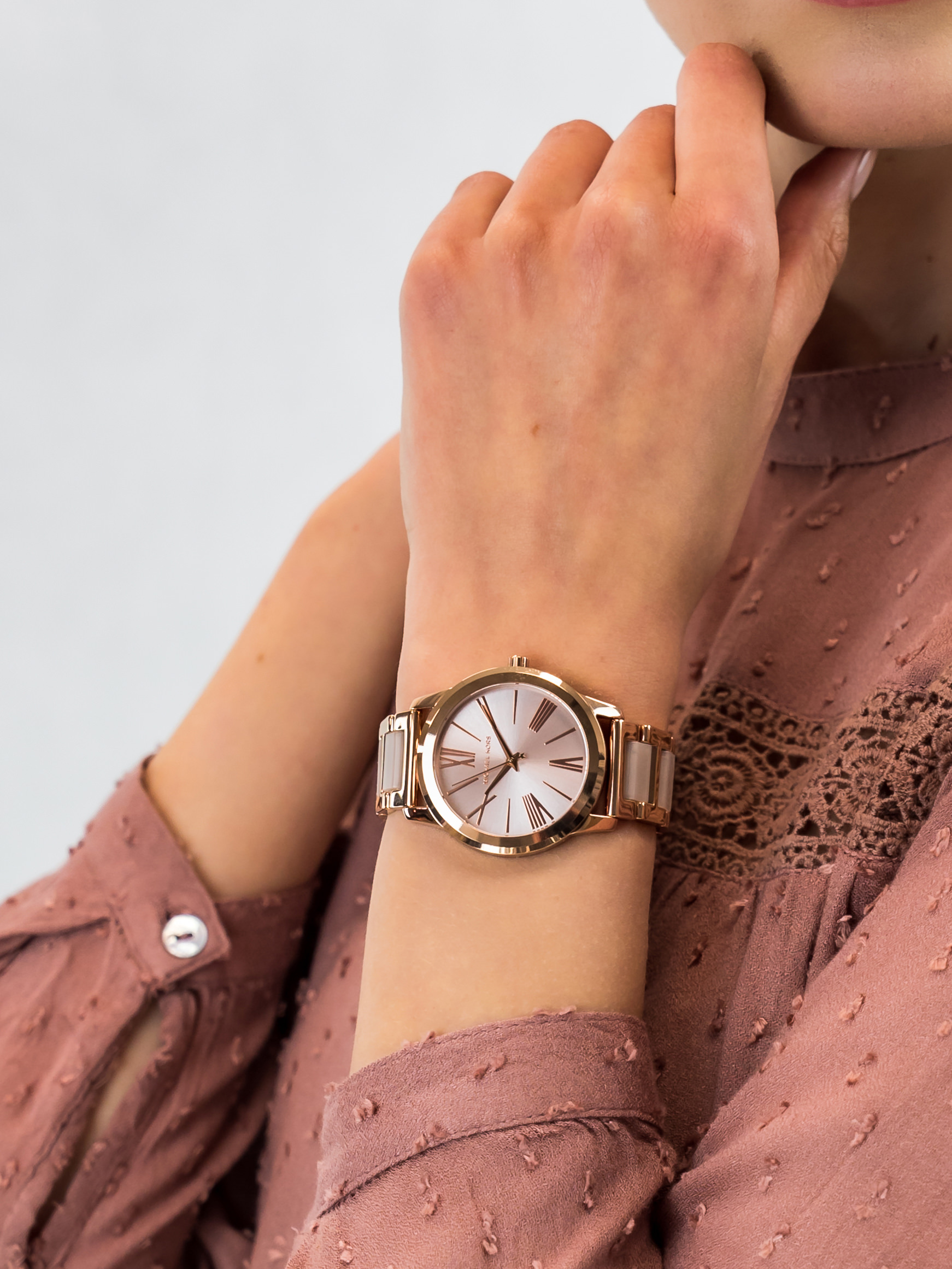 Michael Kors MK3595 damski zegarek Hartman bransoleta - miniatura 3