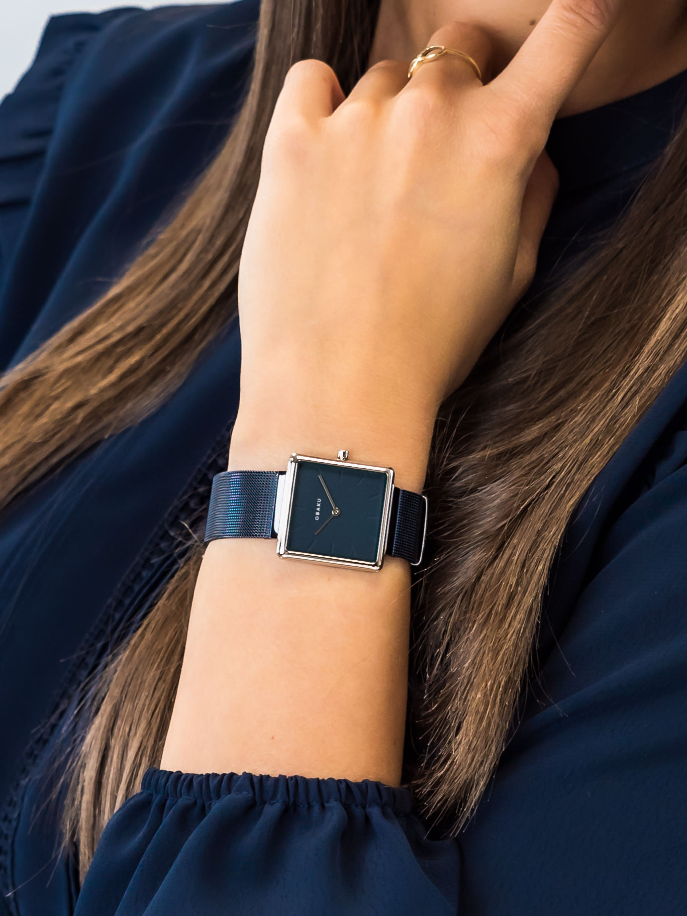 Obaku Denmark V236LXHLML damski zegarek Slim bransoleta