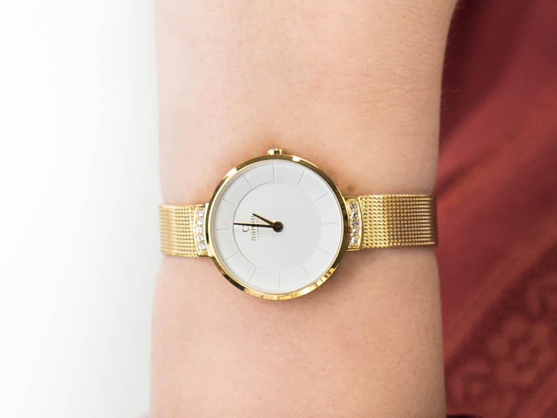 Obaku Denmark V177LEGIMG VARM - GOLD zegarek fashion/modowy Slim - miniatura 4