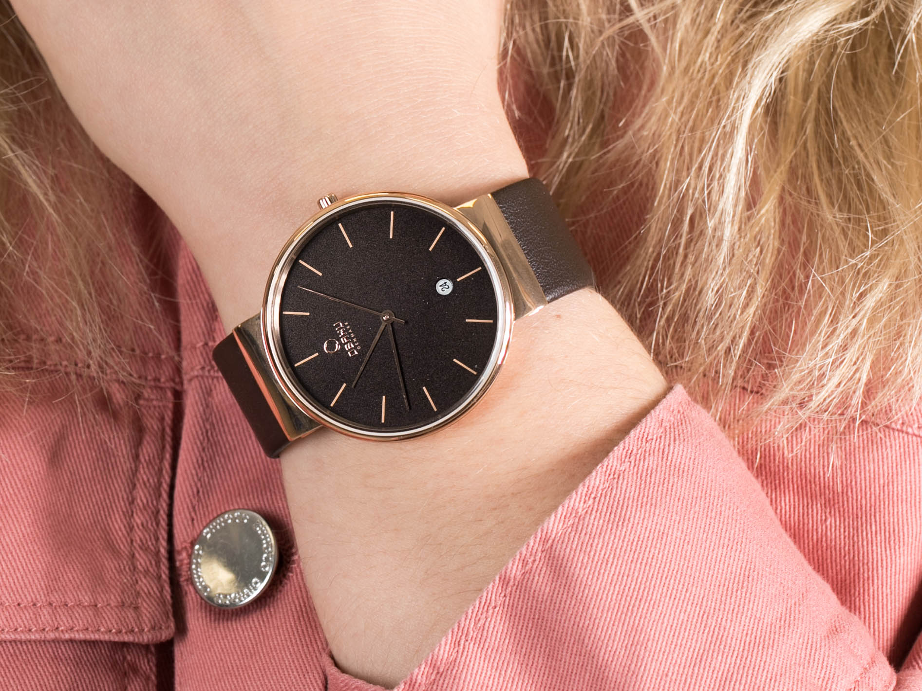 Obaku Denmark V153GVNRN zegarek klasyczny Slim - miniatura 4