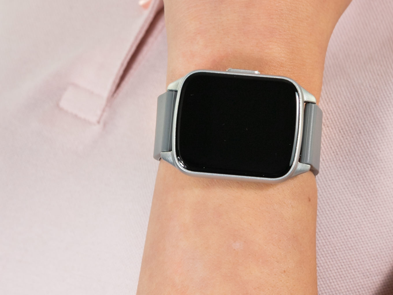 Zegarek Rubicon Smartwatch Rubicon RNCE42 srebrny - damski  - miniatura 4