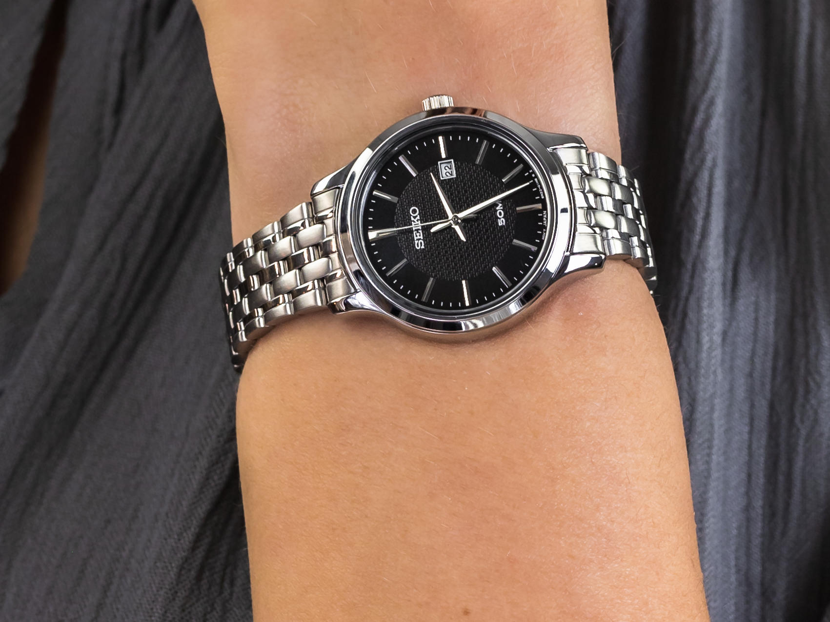 Seiko SUR649P1 Neo Classic zegarek klasyczny Classic