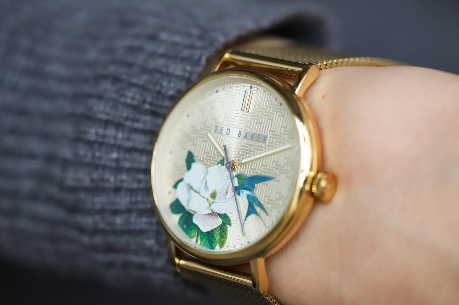 Ted Baker BKPPFF903 bransoleta Phylipa Flowers zegarek damski klasyczny mineralne - miniatura 8