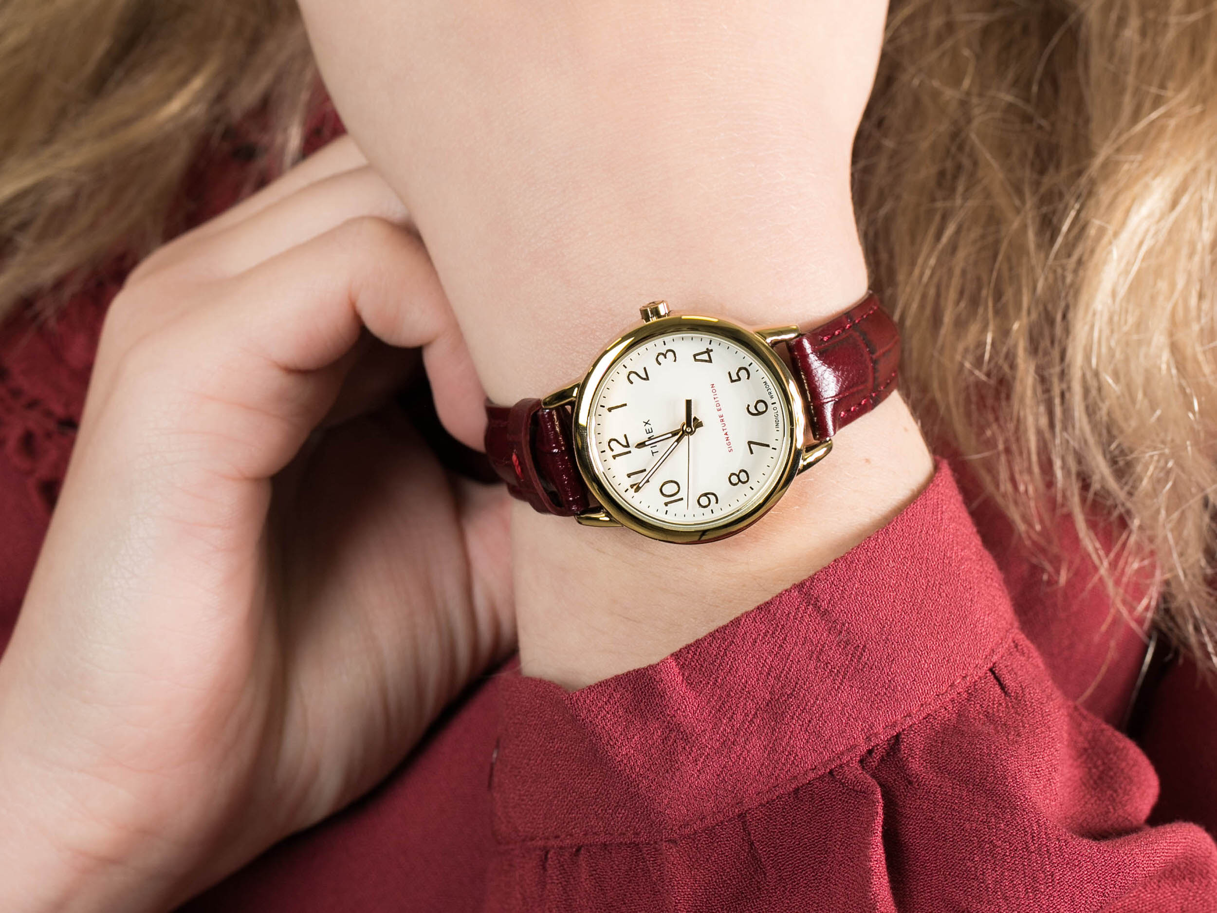 Timex TW2R65400 Signature Edition zegarek klasyczny Easy Reader