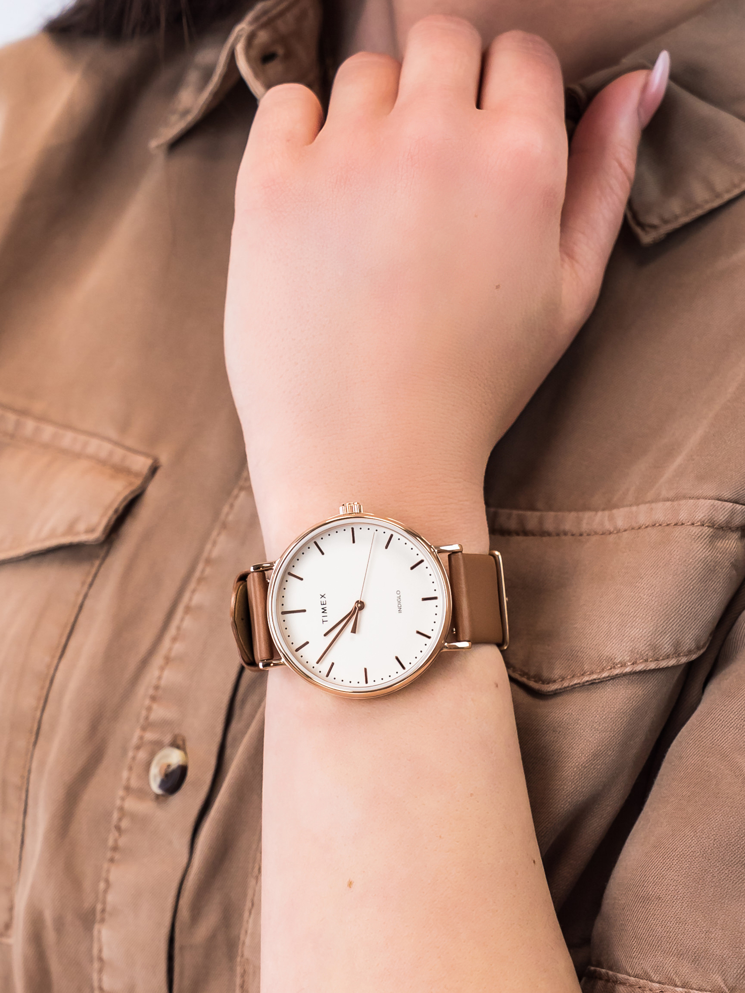 Timex TW2R26200 damski zegarek Fairfield pasek