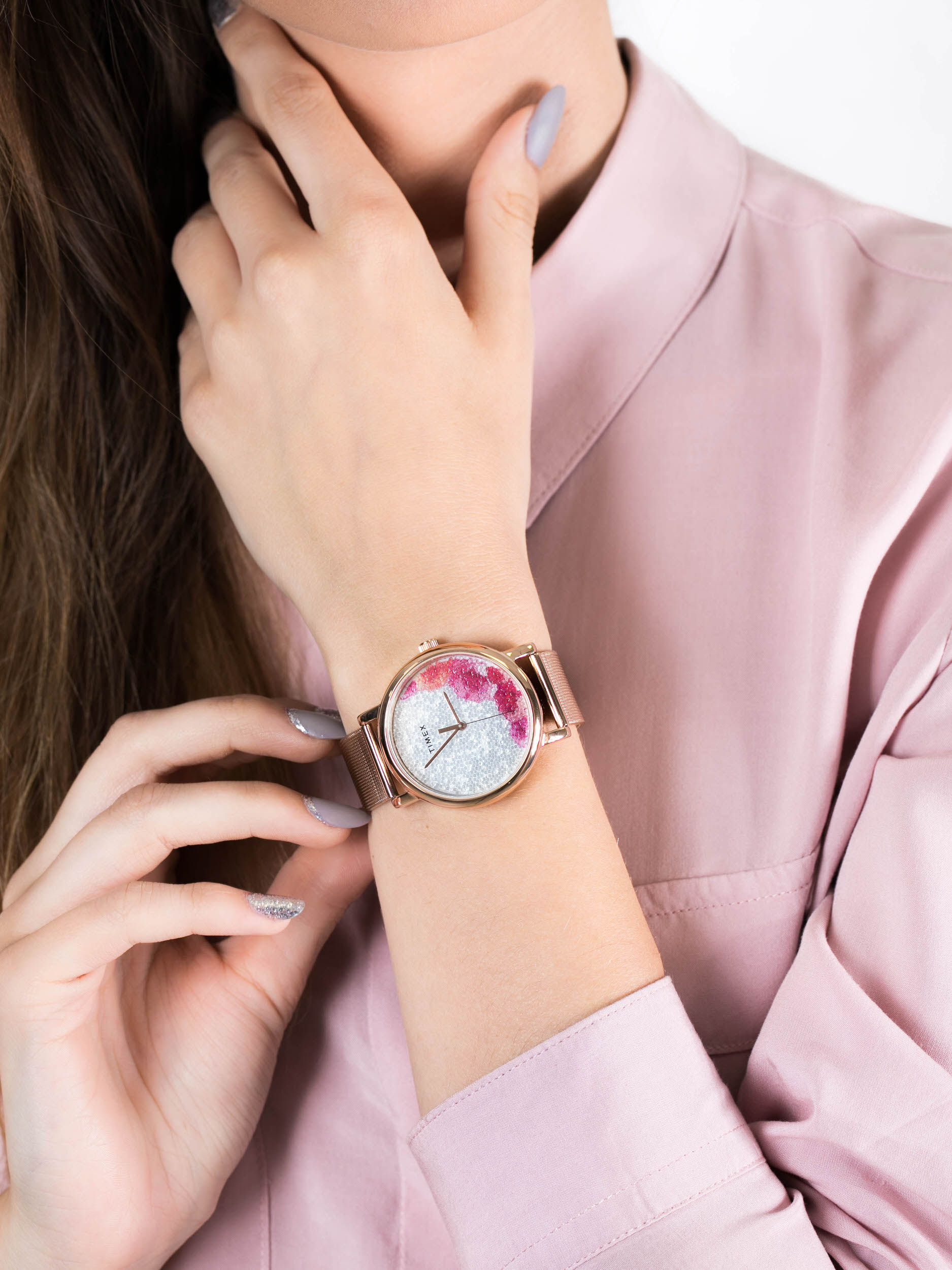 Timex TW2U18700 damski zegarek Full Bloom bransoleta - miniatura 3
