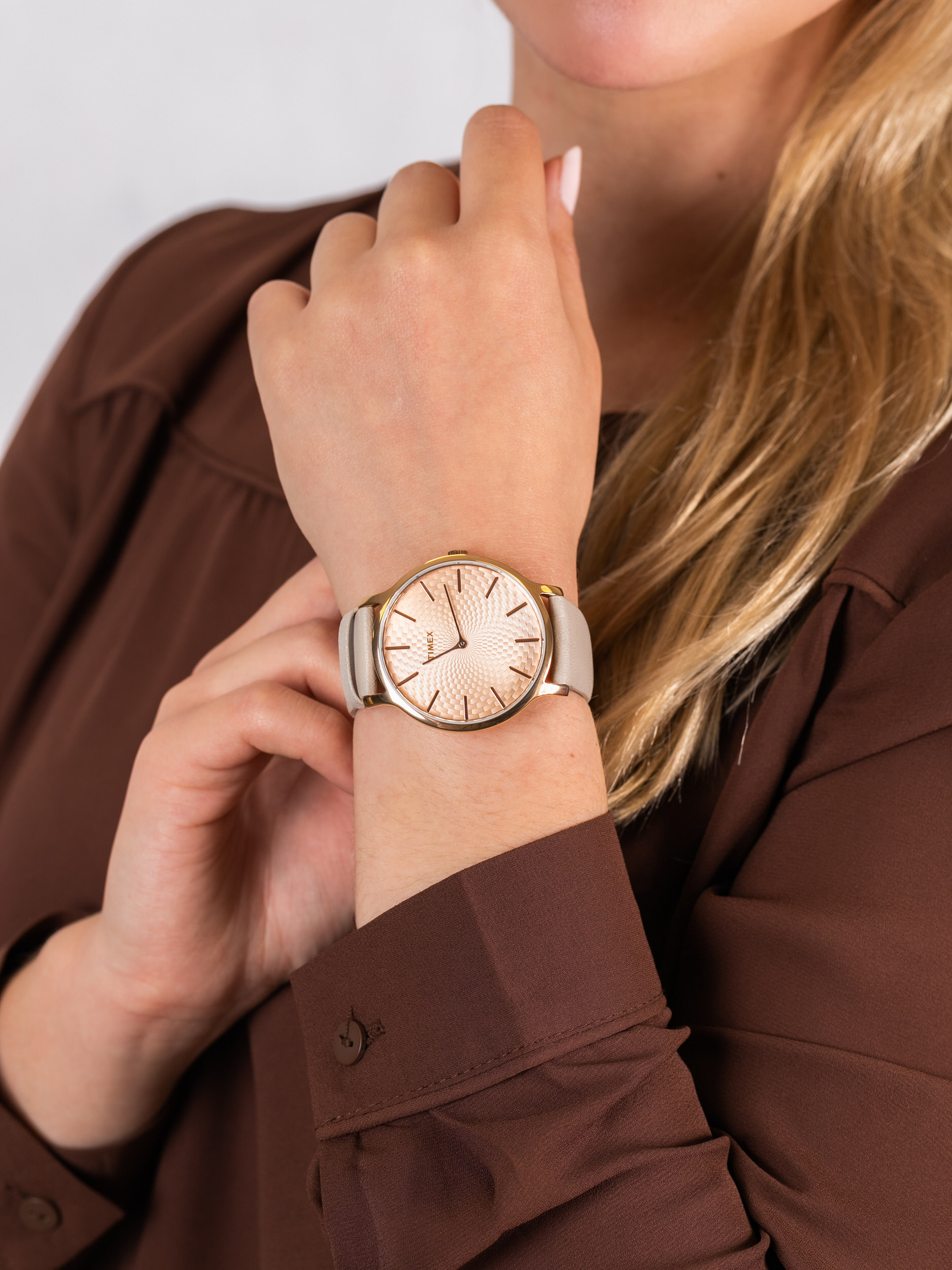 Timex TW2R49500 damski zegarek Metropolitan pasek - miniatura 3